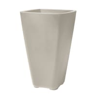 Sustania Grote bloempot voor buiten, 50 x 50 x 40 cm, grote plantenbak voor terras en tuin