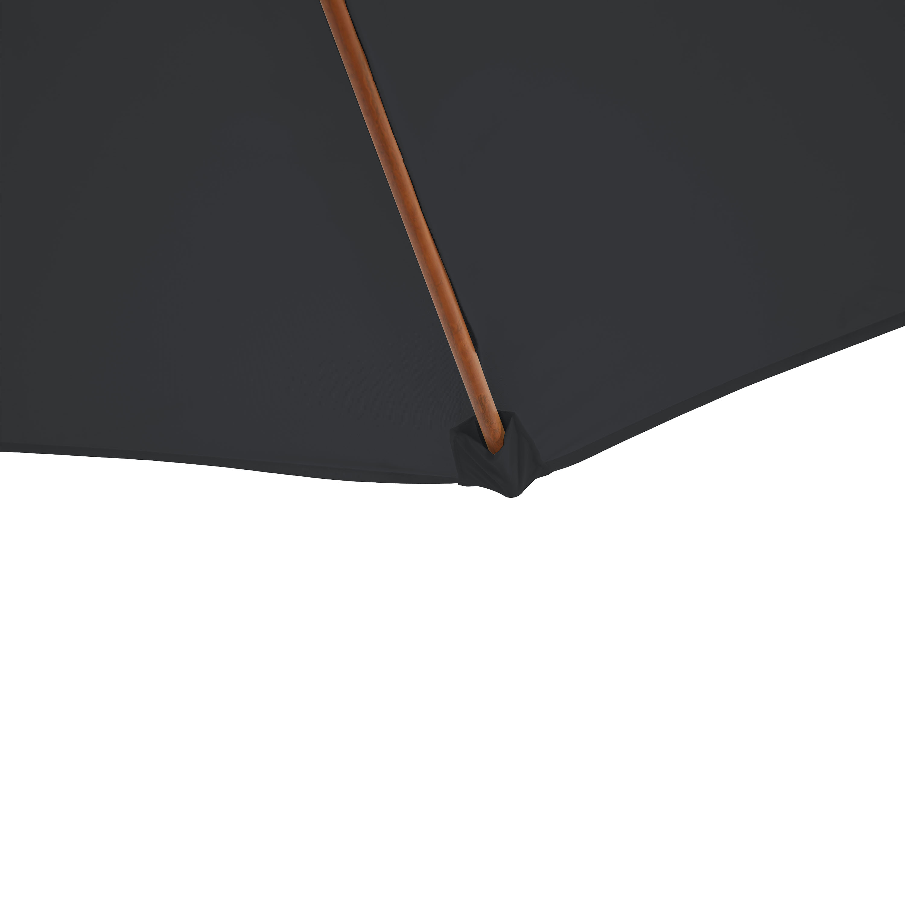 AXI Solea Cantilever Parasol Ø 300 cm incl. fillable parasol base Wood-look/Grey – Complete Set