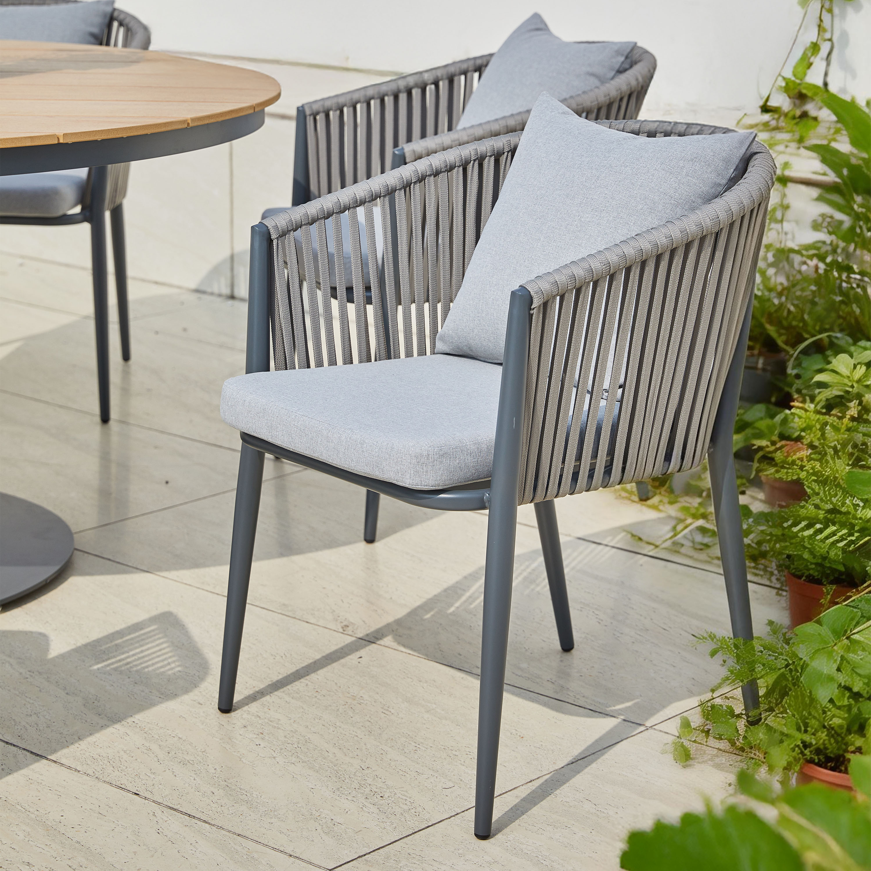 AXI Faye Chairs Anthracite – Set 4 pieces