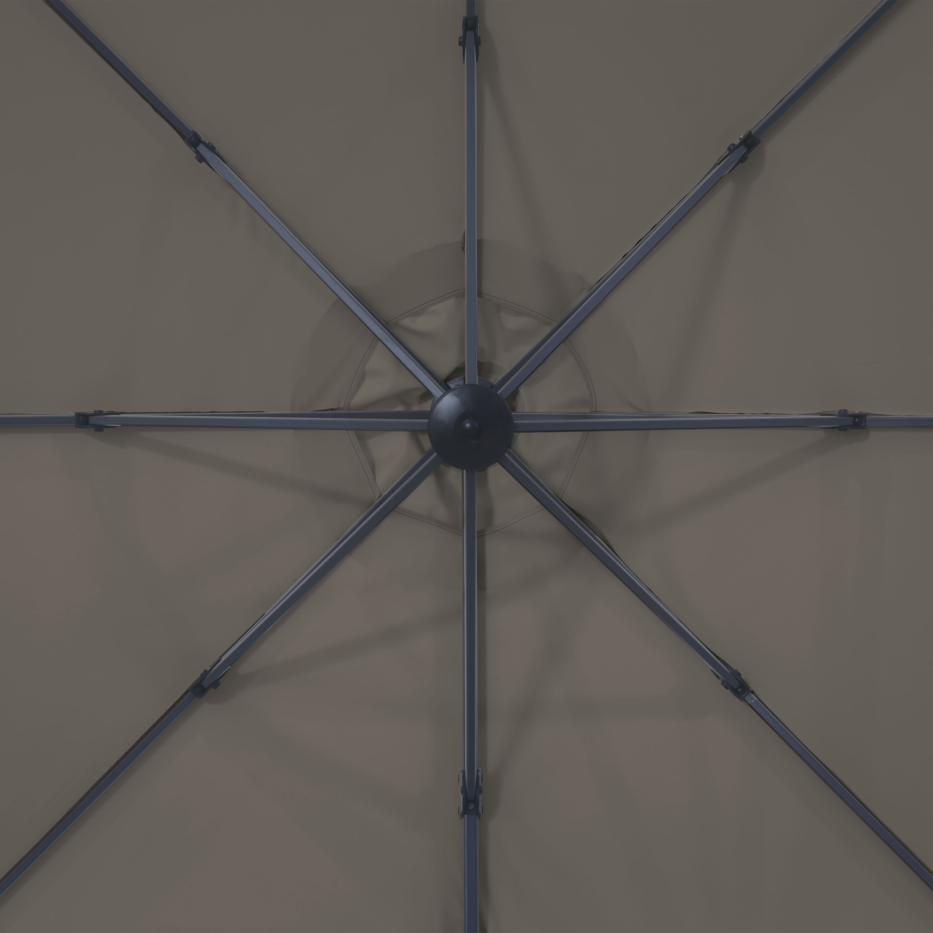 AXI Solis Cantilever Parasol Ø 300cm Anthracite/Taupe