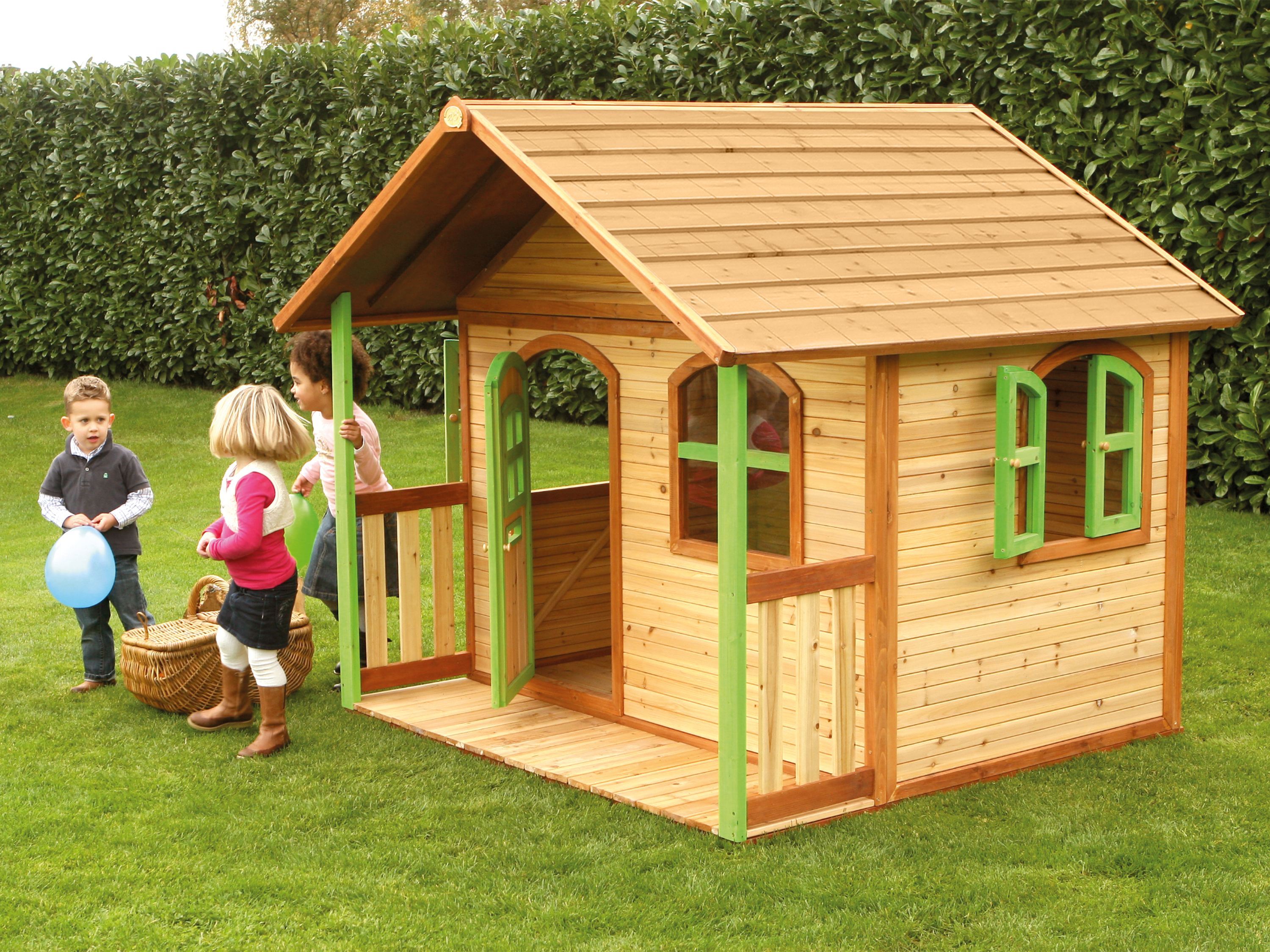 AXI Milan Playhouse - Brown/Green-8717973930723 AXI Milan Playhouse - Brown/Green