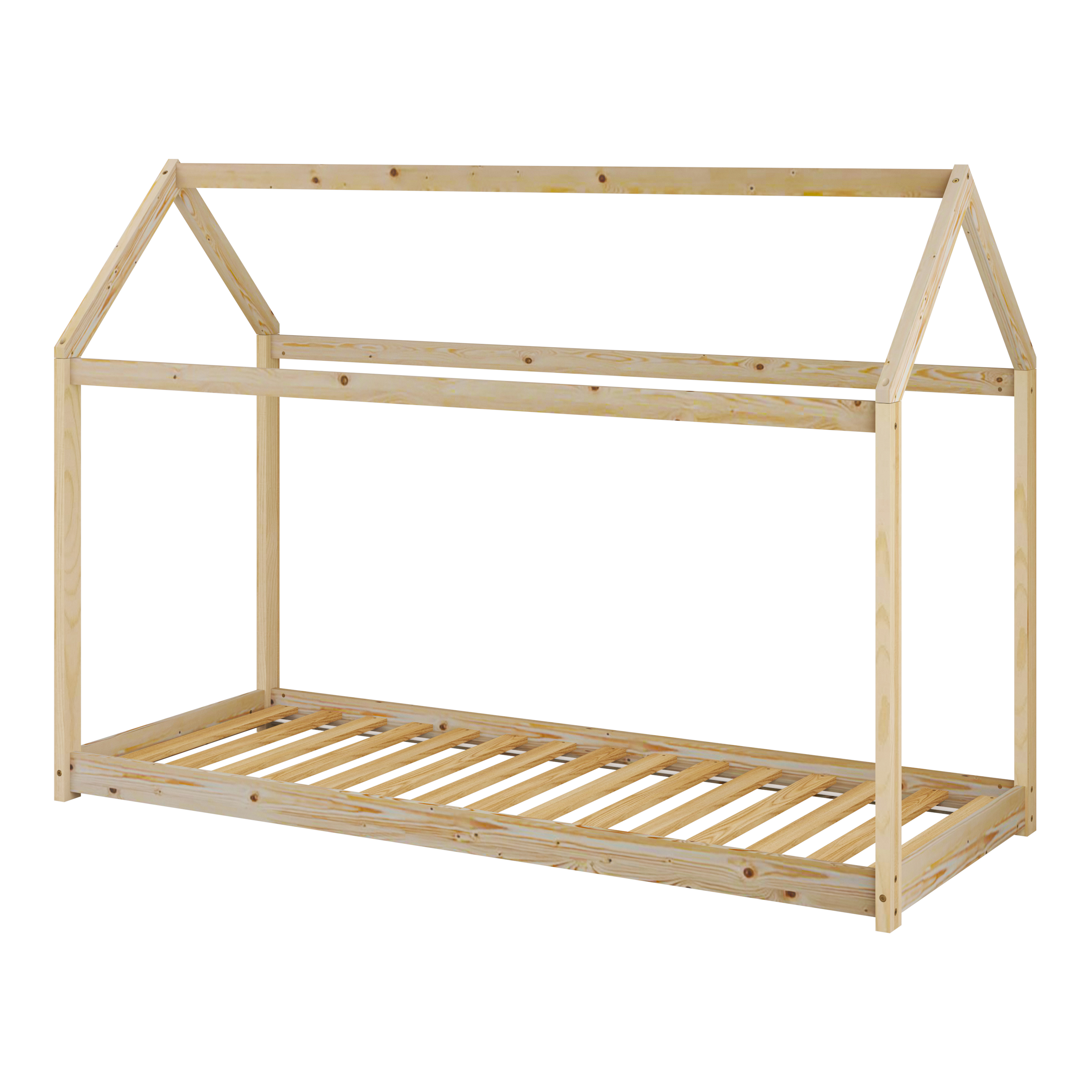 Sunny Zoey House Bed Natural – Without Mattress