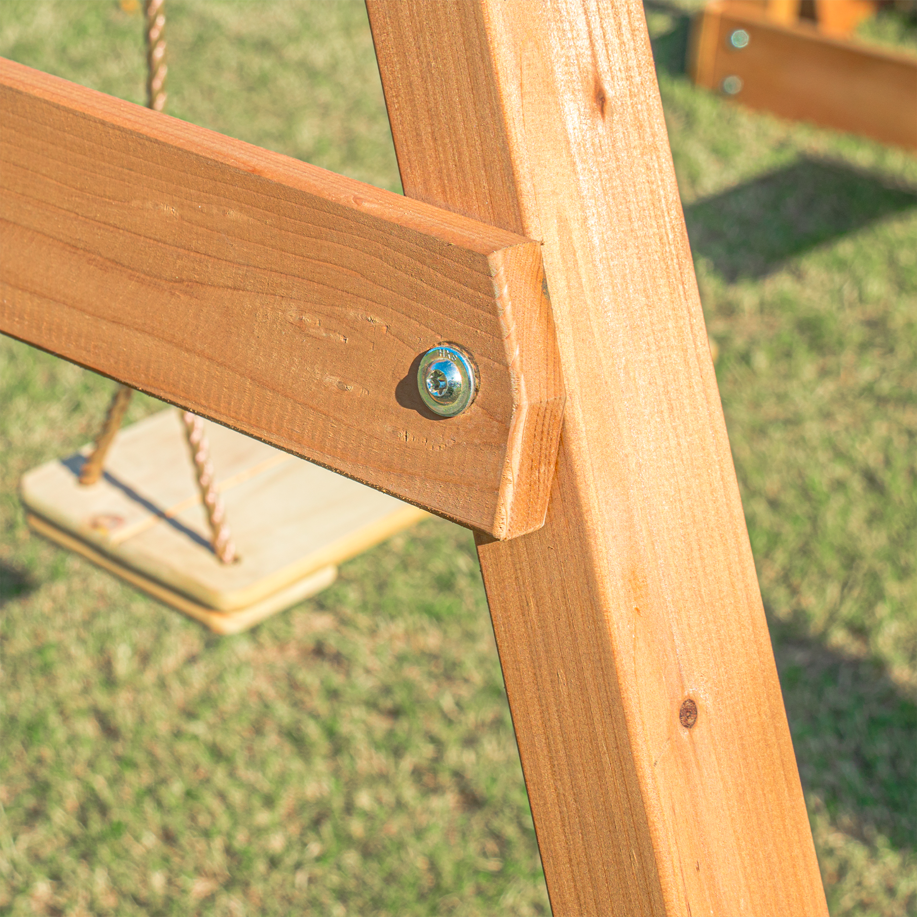 AXI Jack Climbing Frame with Double Swing and Trapeze – White Slide