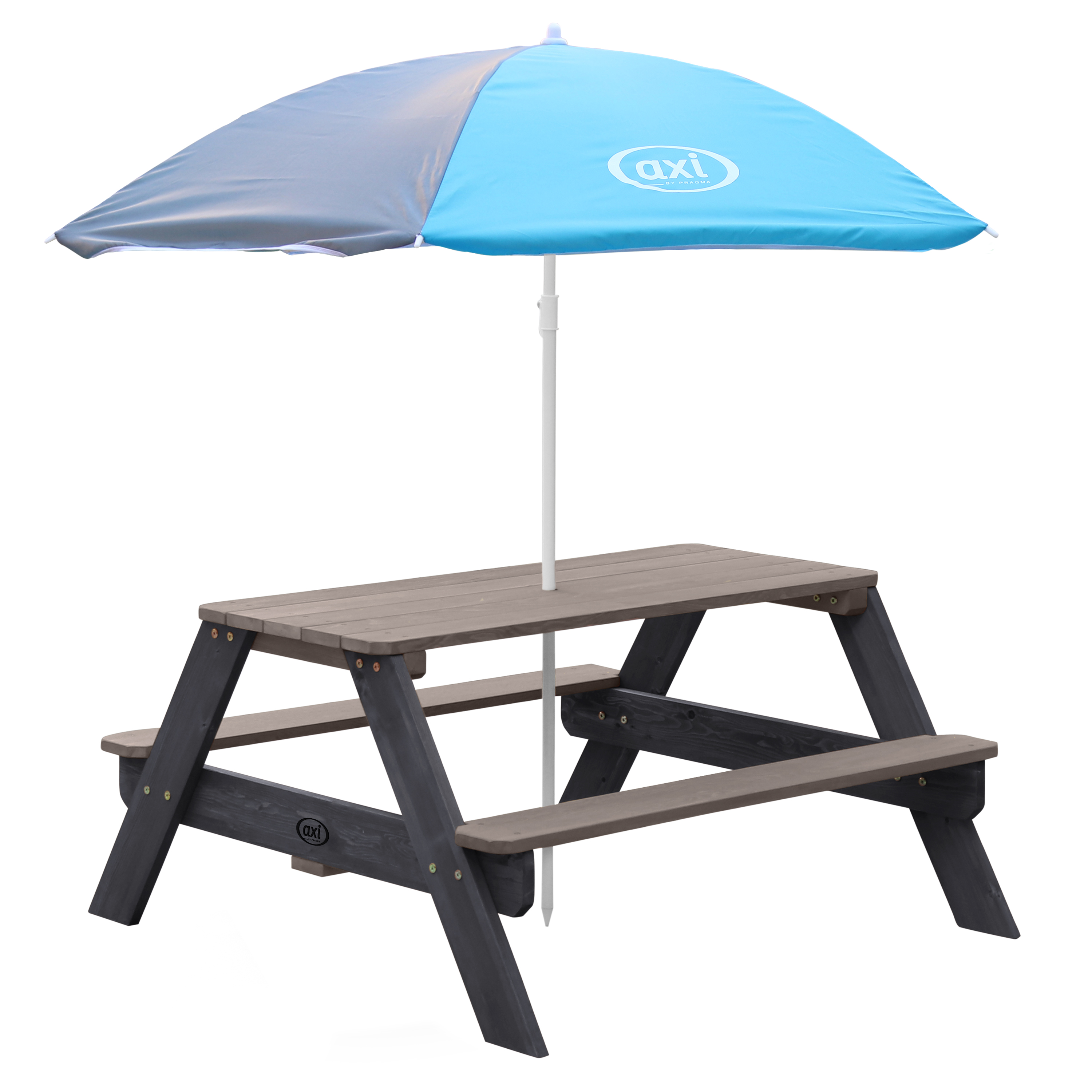 AXI Umbrella Ø125 cm - Grey/Blue