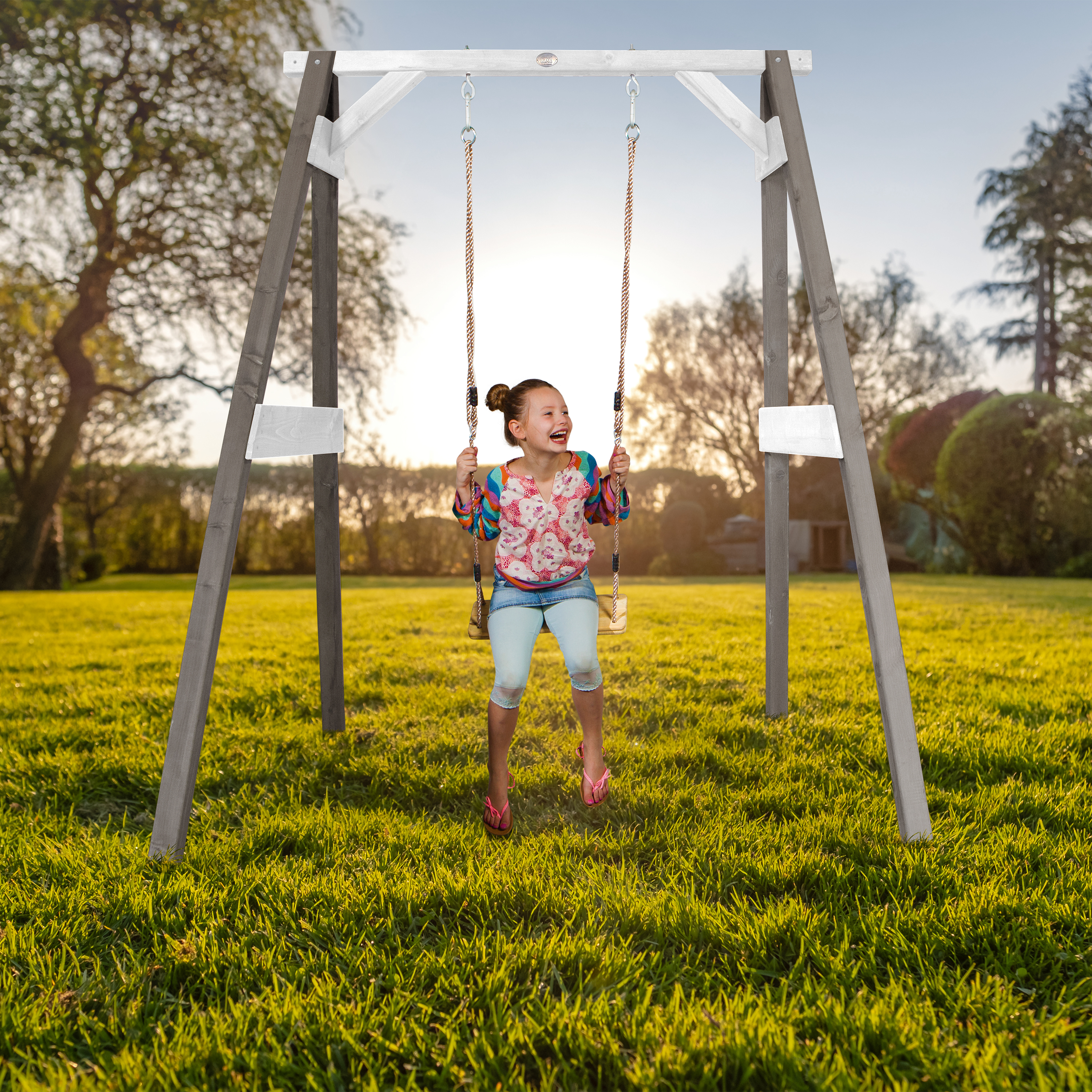 AXI Single Swing Set - Grey/White