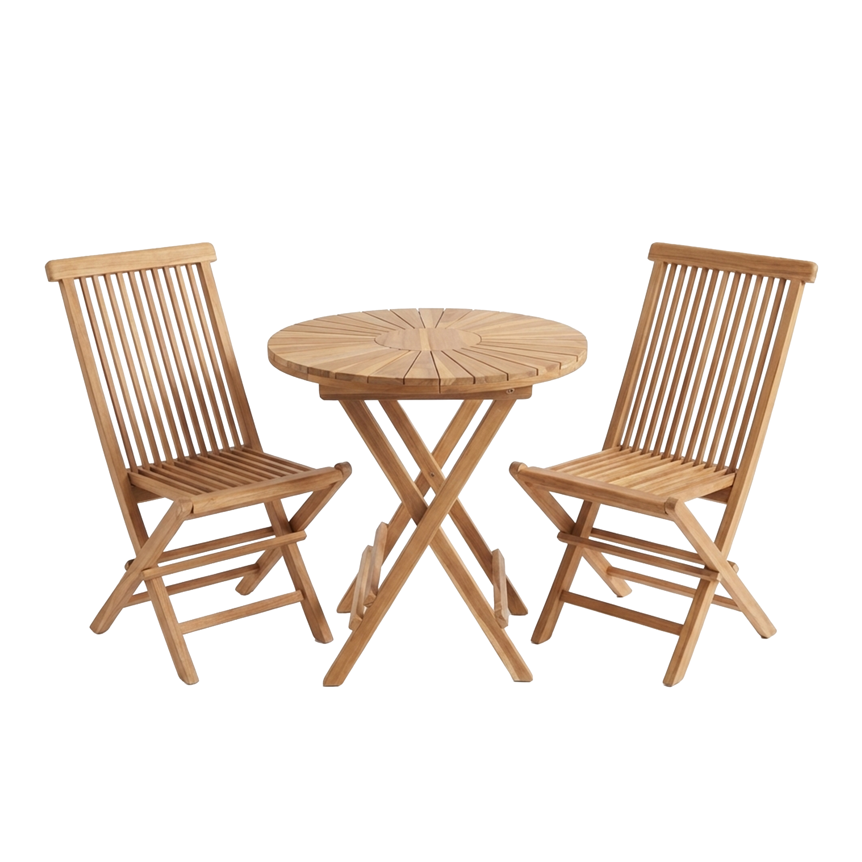 AXI Gia/Mina 60 cm Bistro Set 3-piece Teak - Foldable