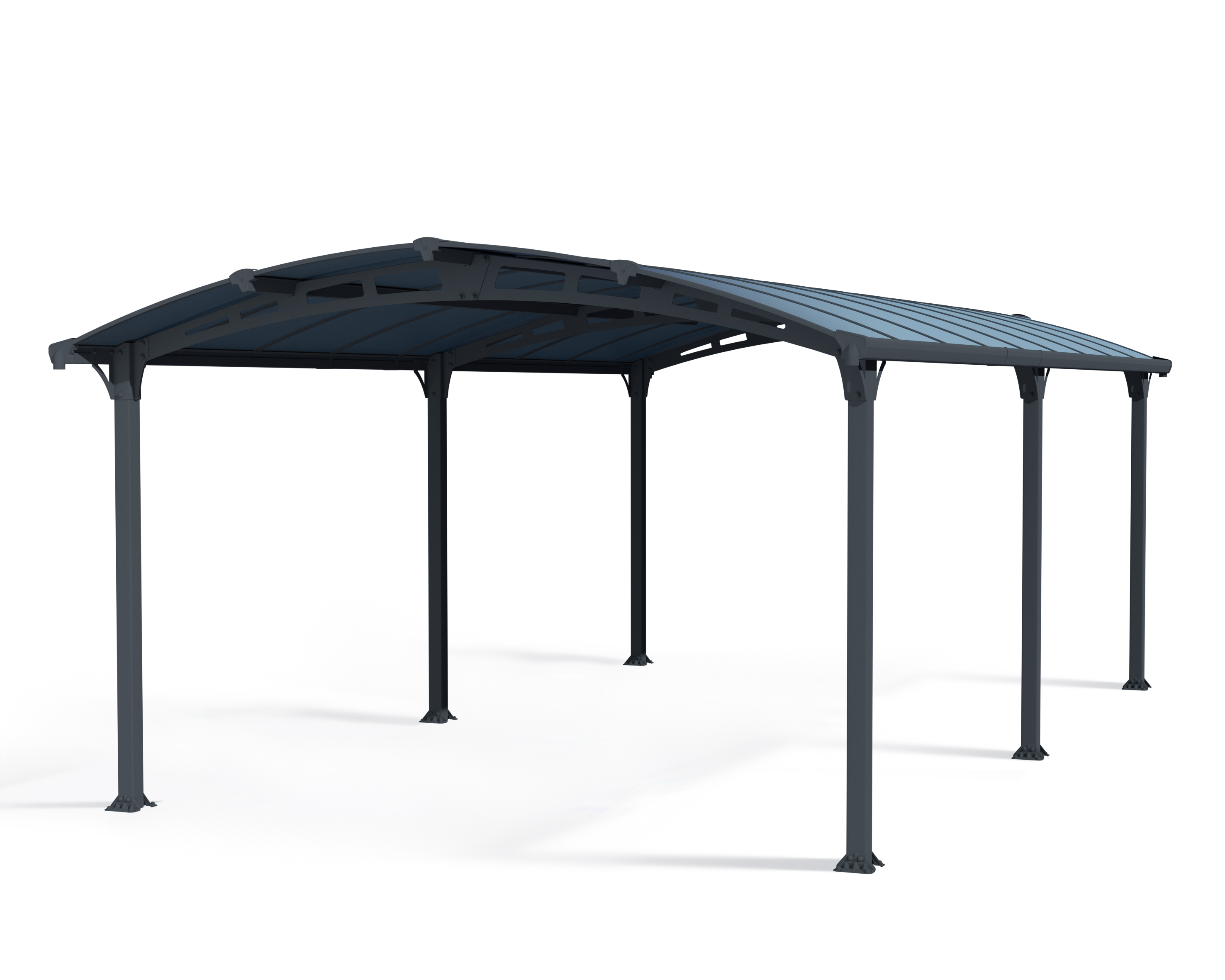 Canopia Arcadia  650X360 cm Carport Enkel Donkergrijs Brons