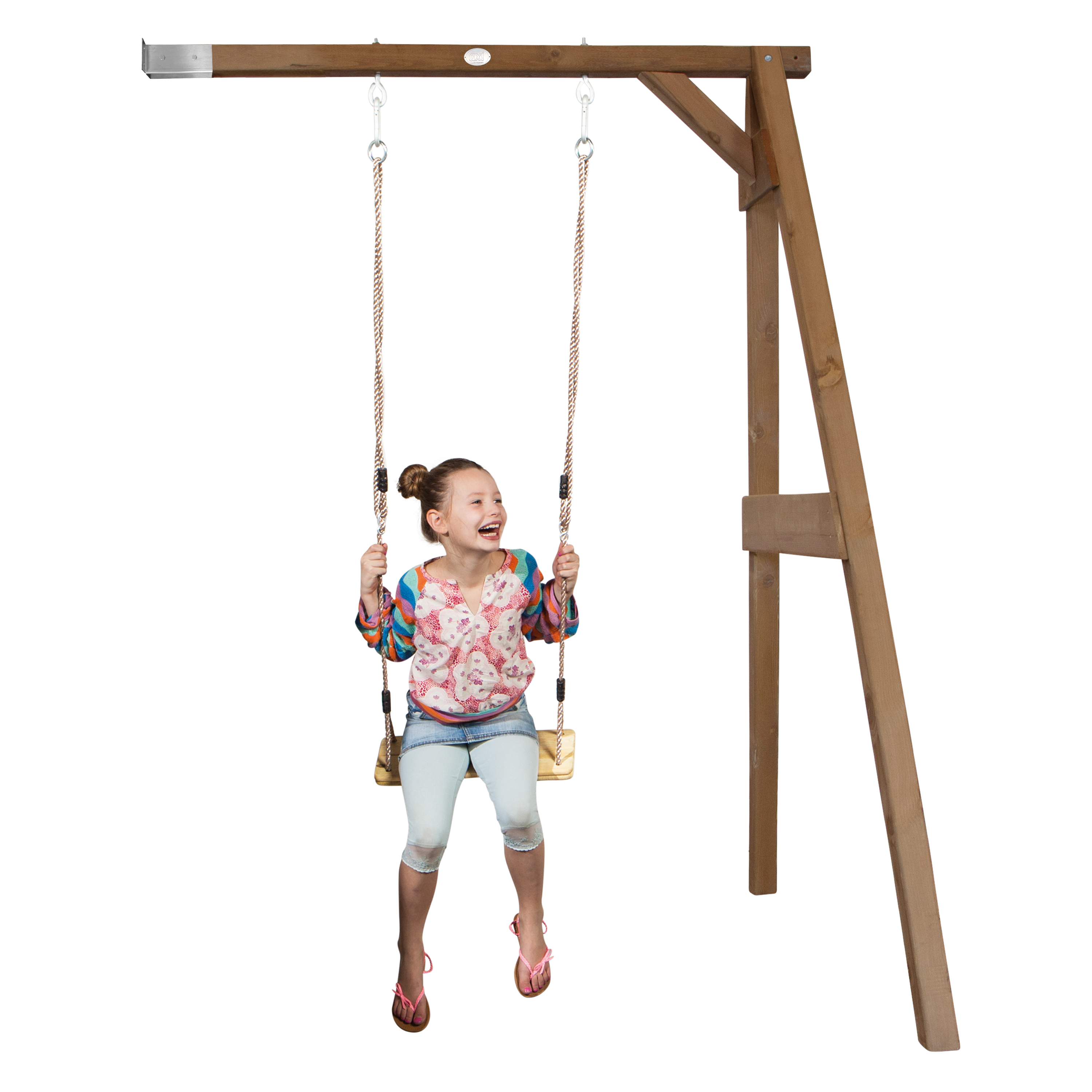 AXI Attachable Single Swing Set - Brown