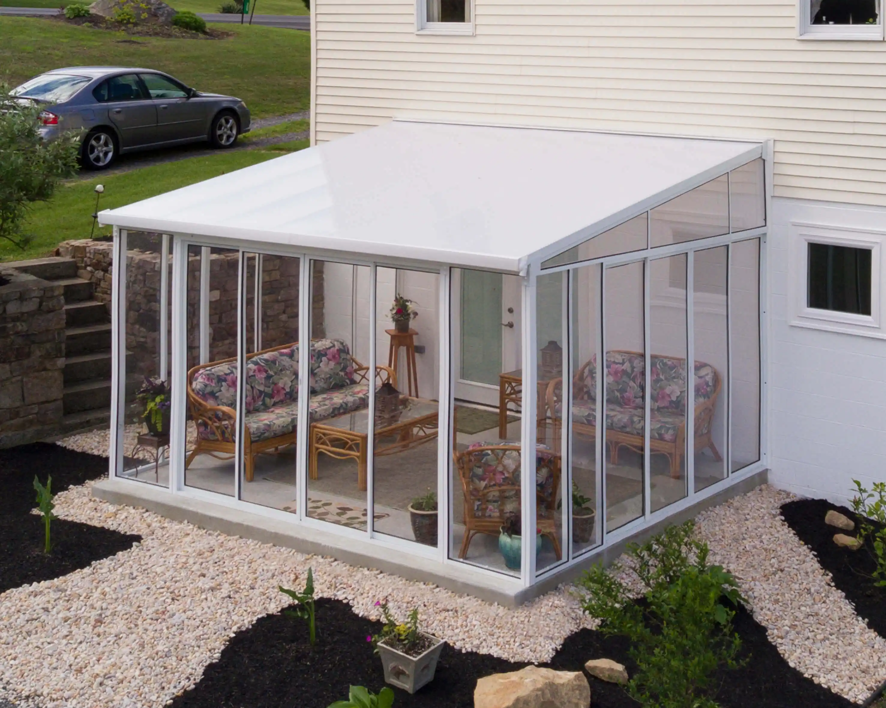 Canopia SanRemo Serre 435X380 cm veranda. en Solarium Wit Helder