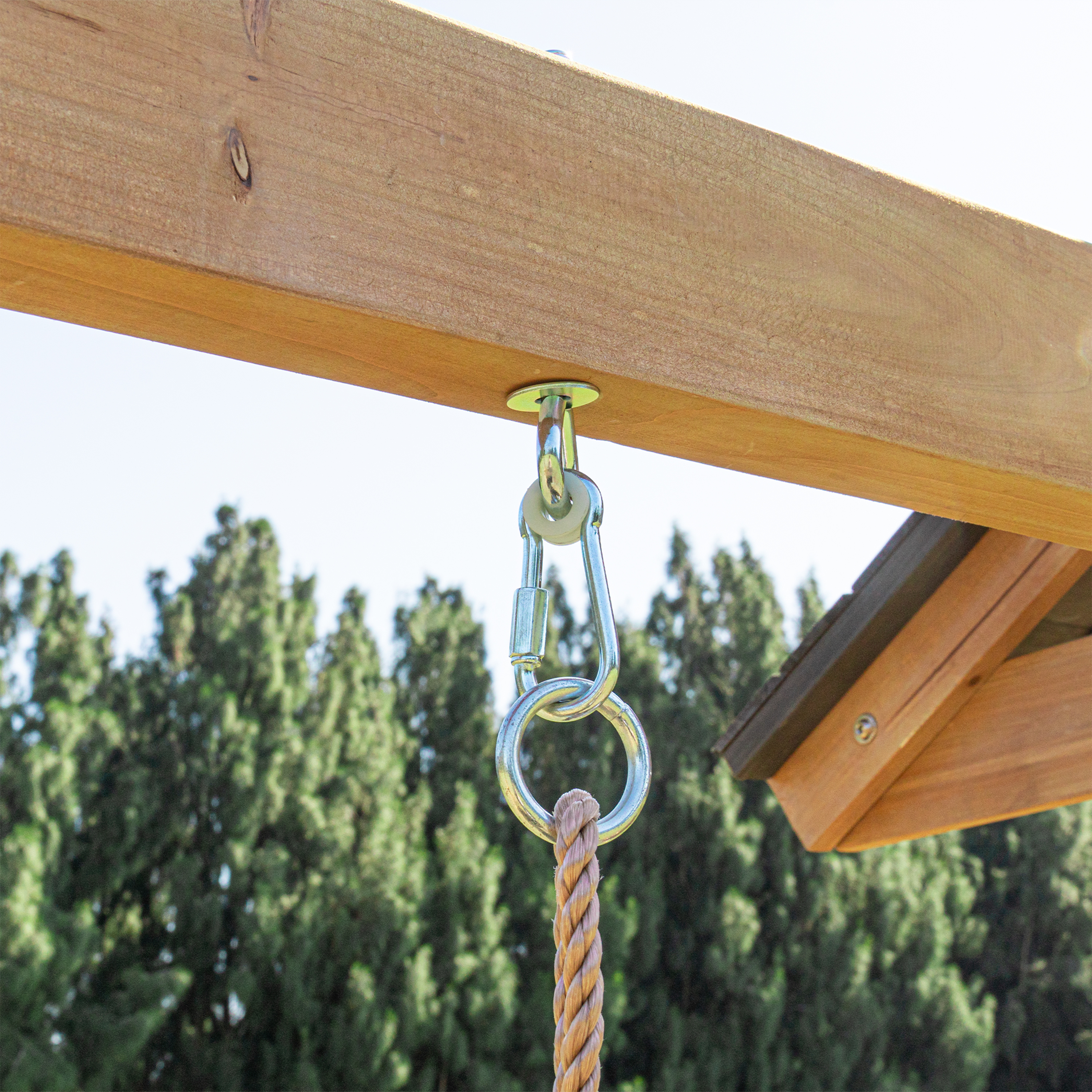 AXI Mia Climbing Frame with Double Swing Set – Lime Green Slide