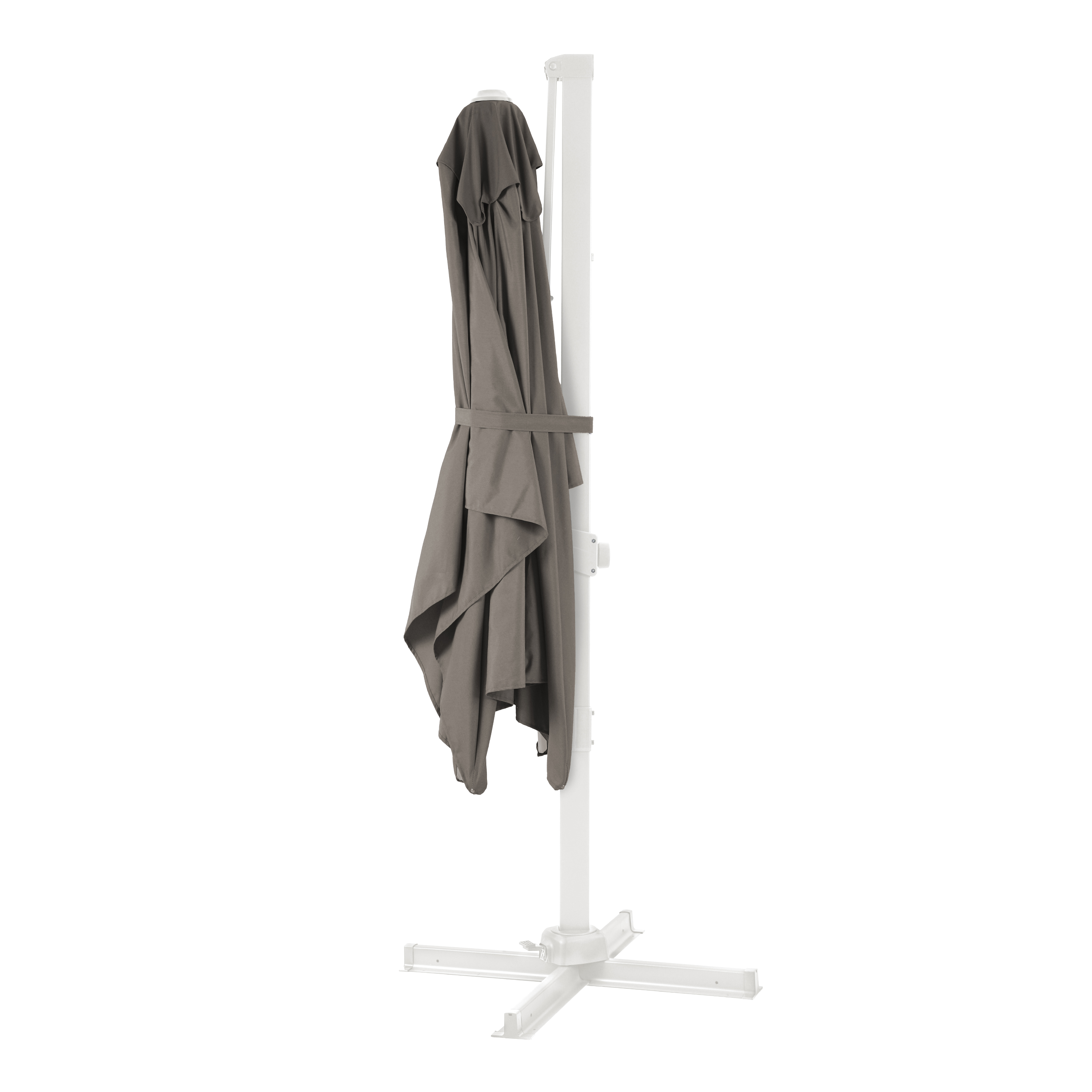 AXI Milad Premium Cantilever Parasol 200x300cm - White/Taupe