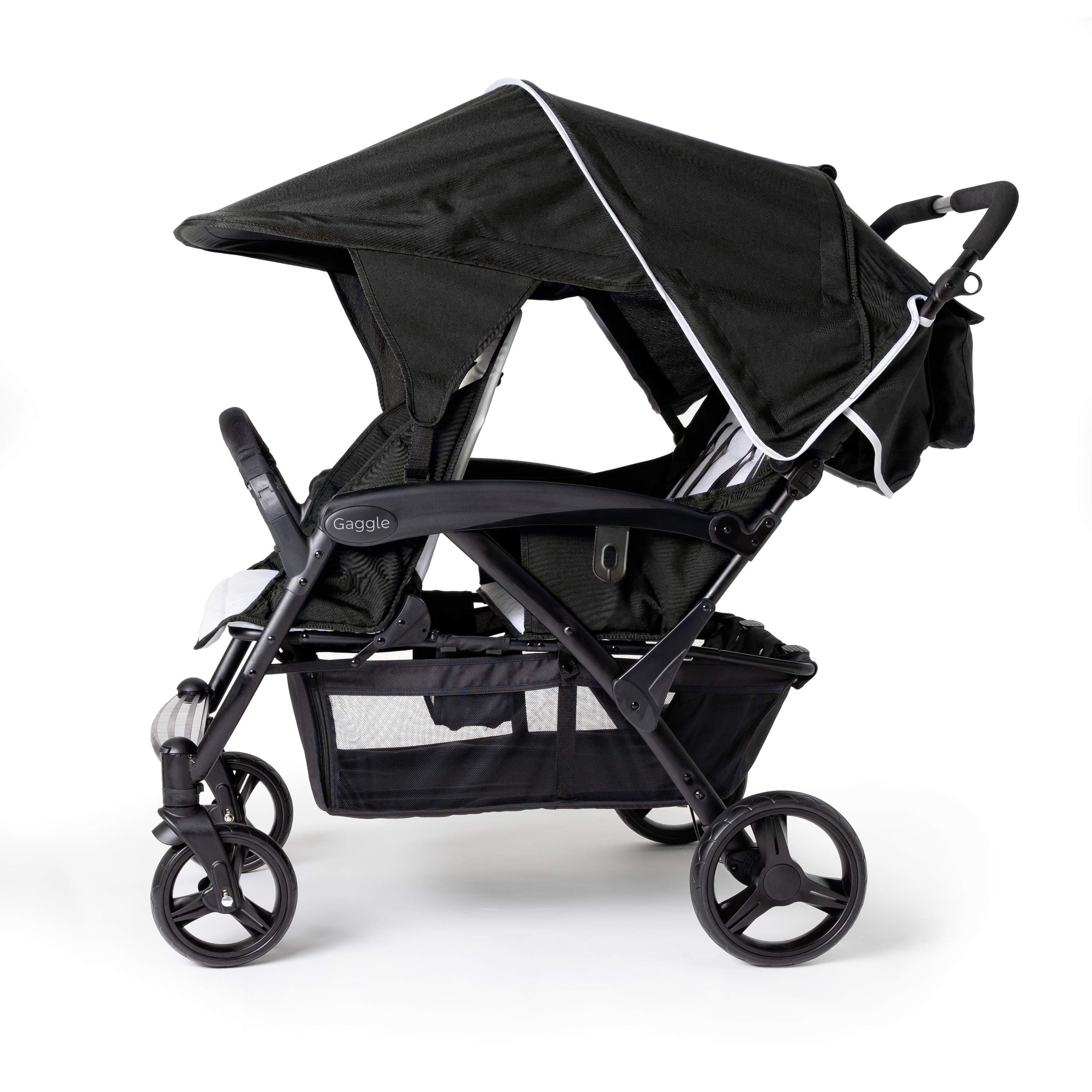 Gaggle Odyssey 4x4 quad kinderwagen / buggy voor 4 kinderen in grijs/zwart