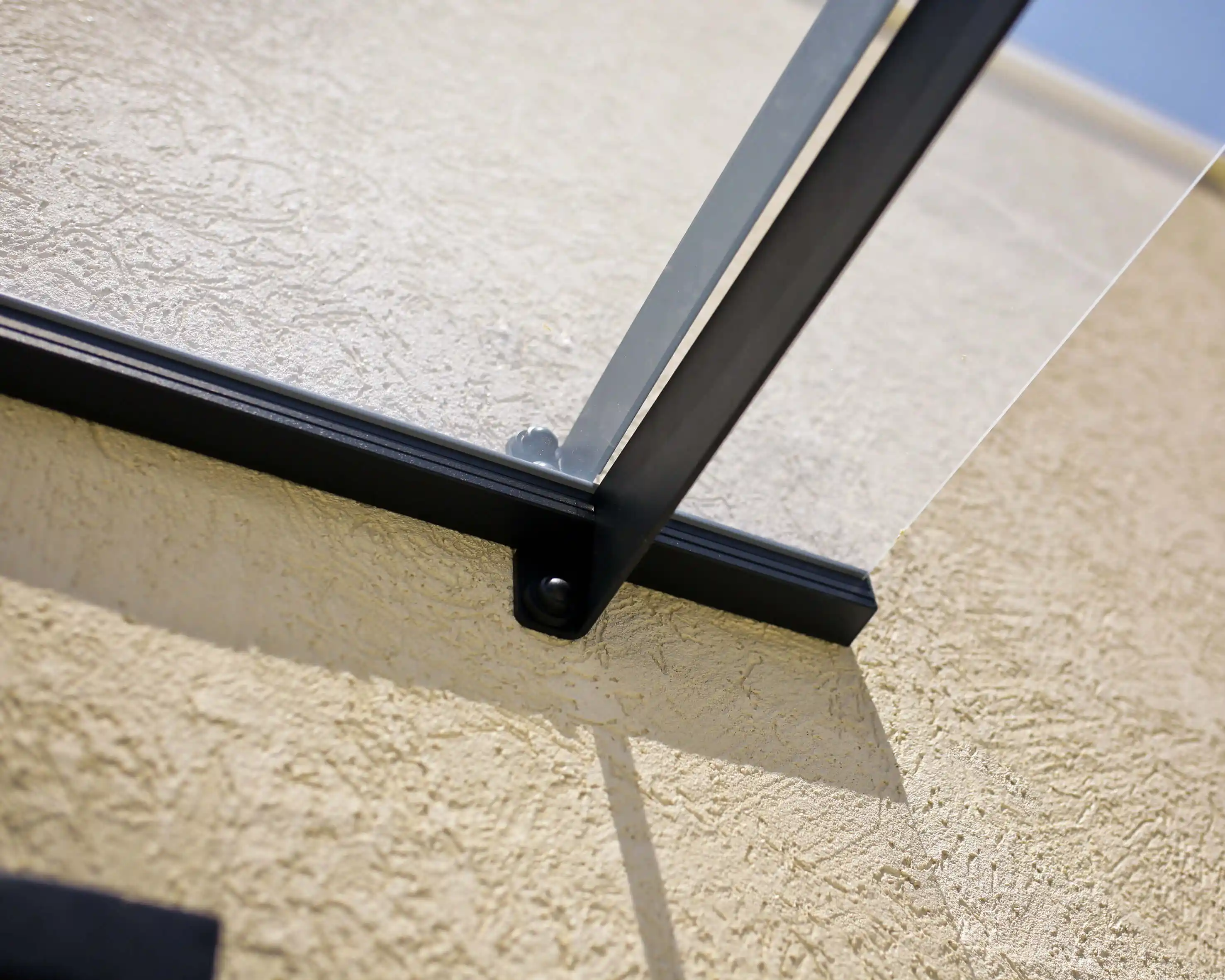 Canopia Nancy 150X94X14 cm  Deur en Veranda Luifel Donkergrijs Helder