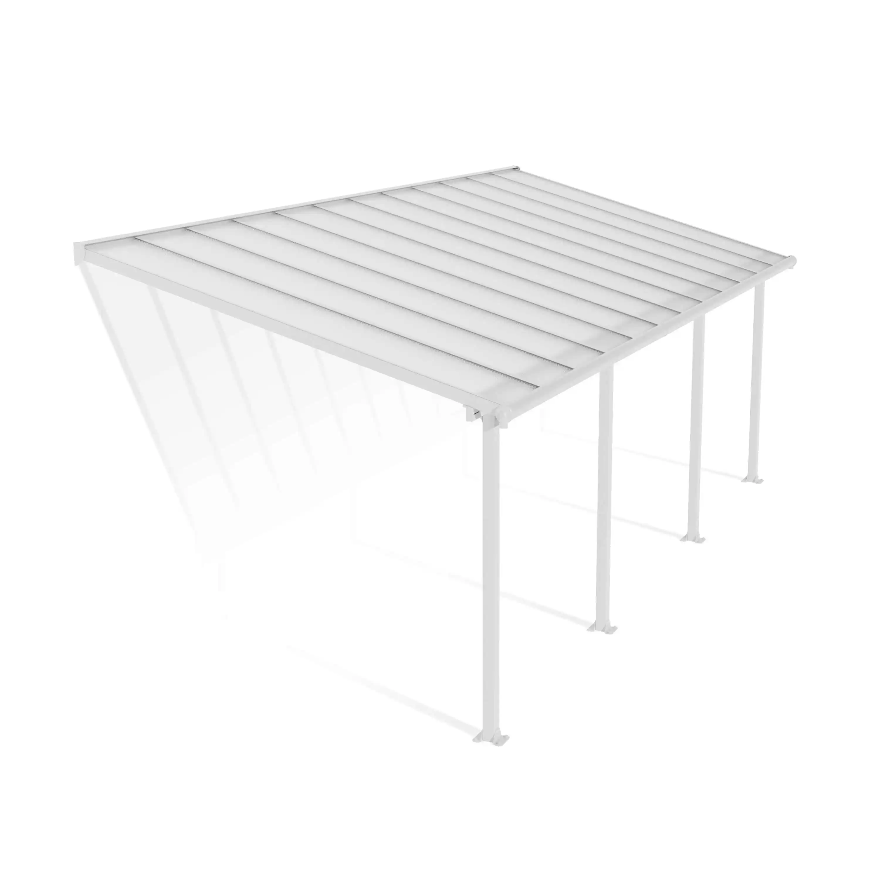 Canopia Olympia 739X294 cm Terrasoverkapping Wit Helder