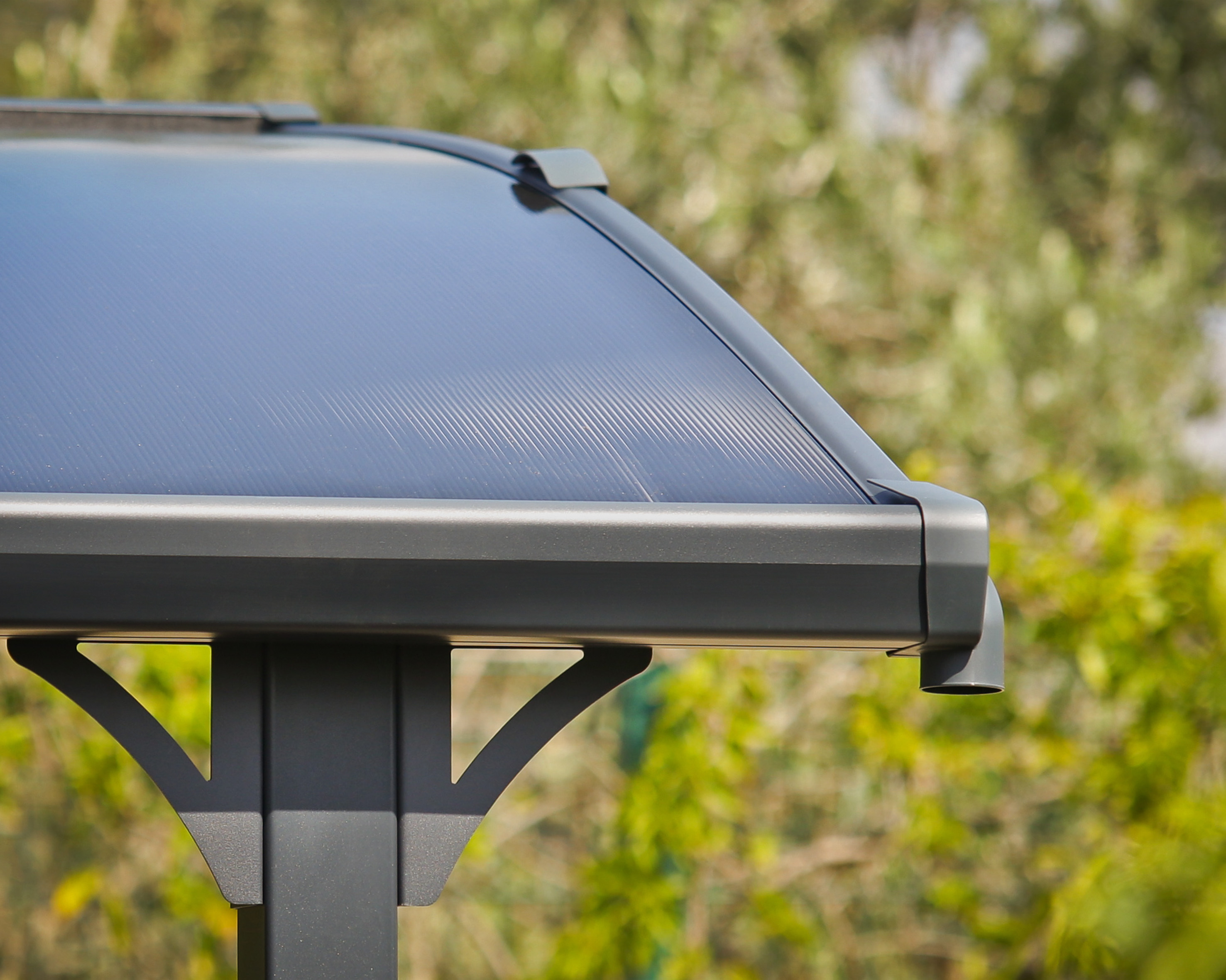Canopia Alpine 1077X360X307 cm RV Carport en Boothuis Donkergrijs Brons