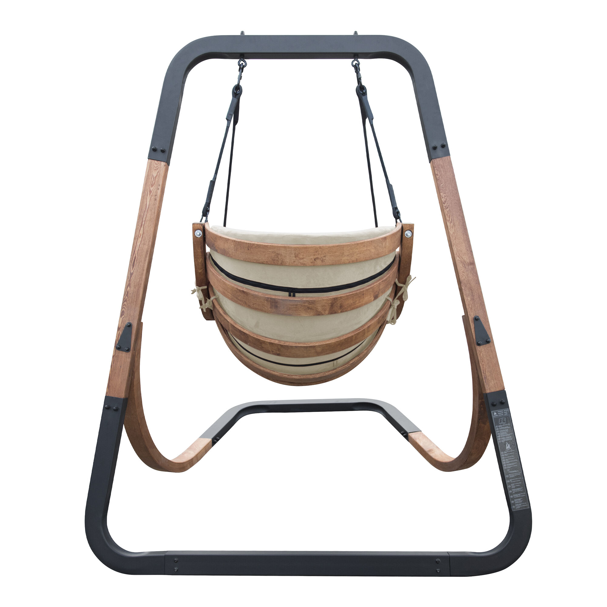 AXI Capri Enkele Schommelstoel Beige-8720365061035 AXI Capri Enkele Schommelstoel Beige