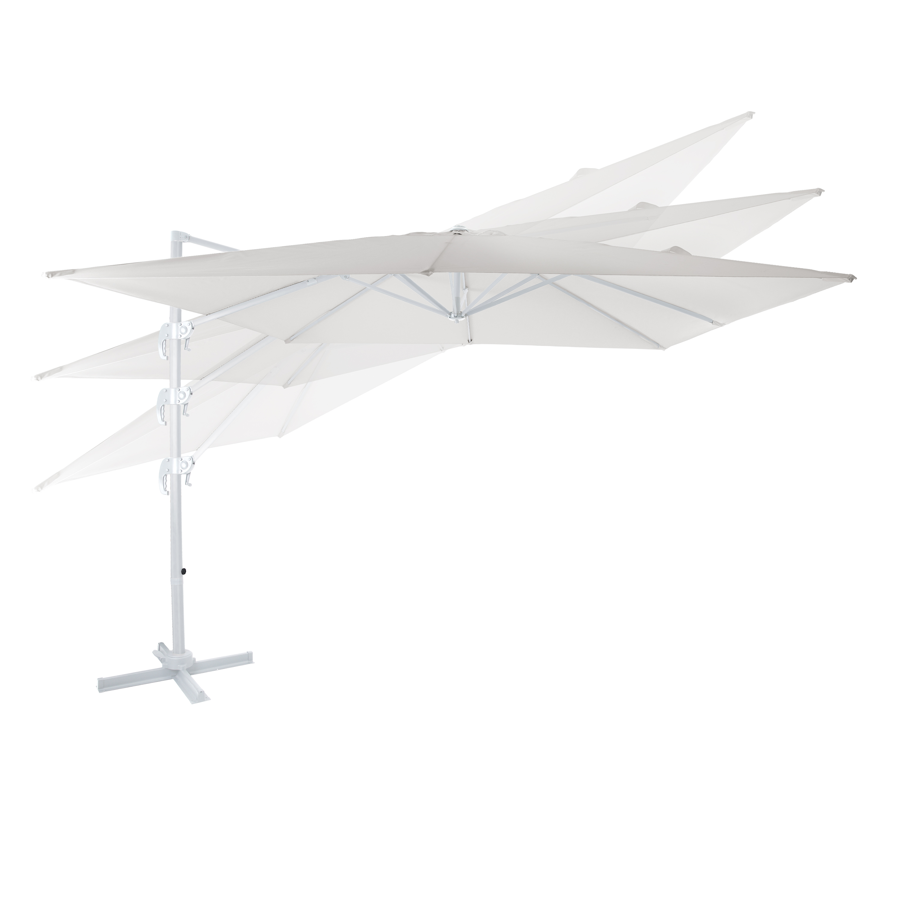 AXI Nima Floating Parasol 300x300 White/Beige