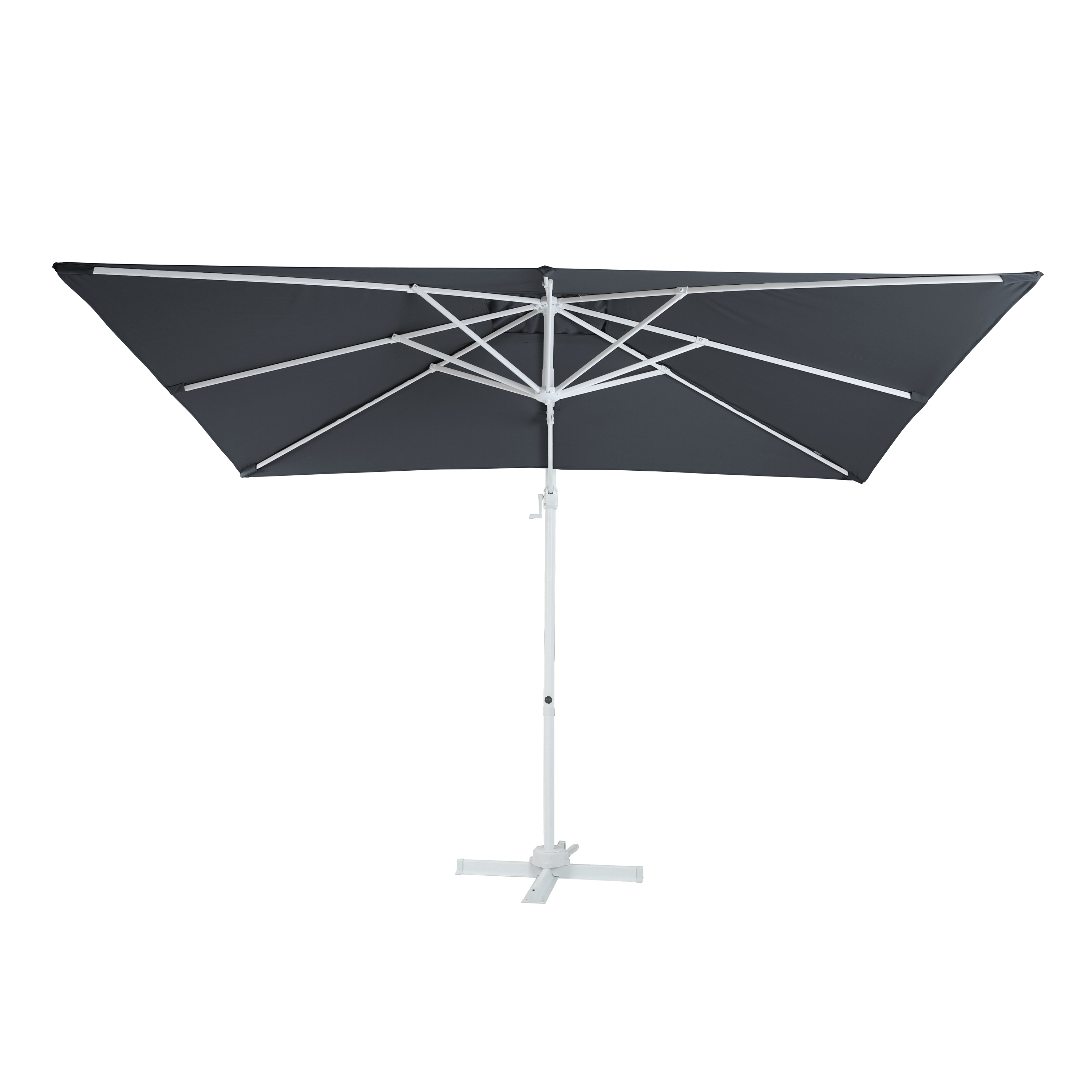 AXI Coco Zweefparasol 200x300cm Wit/grijs 