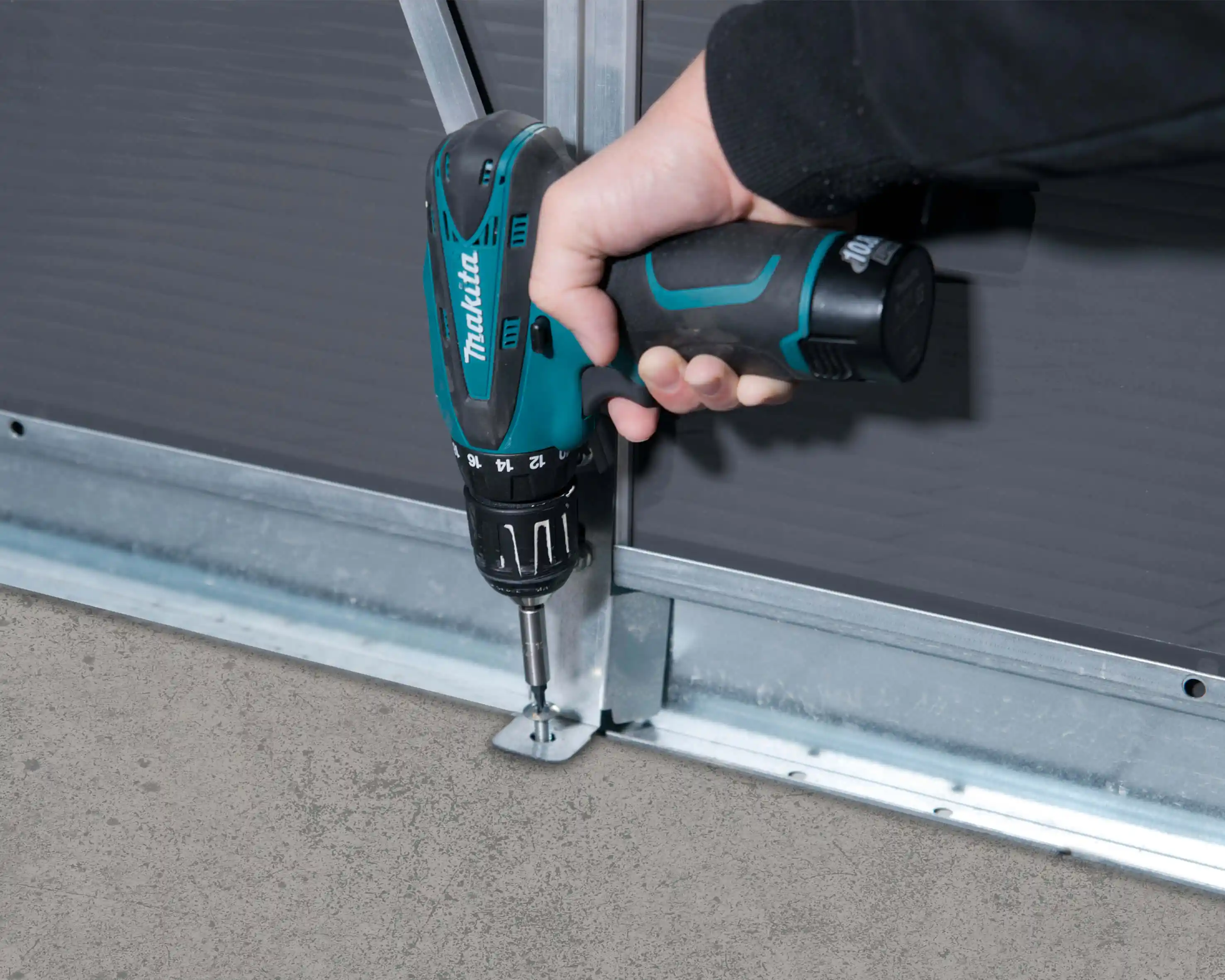 Canopia Yukon 395X332 cm grote schuur Donkergrijs