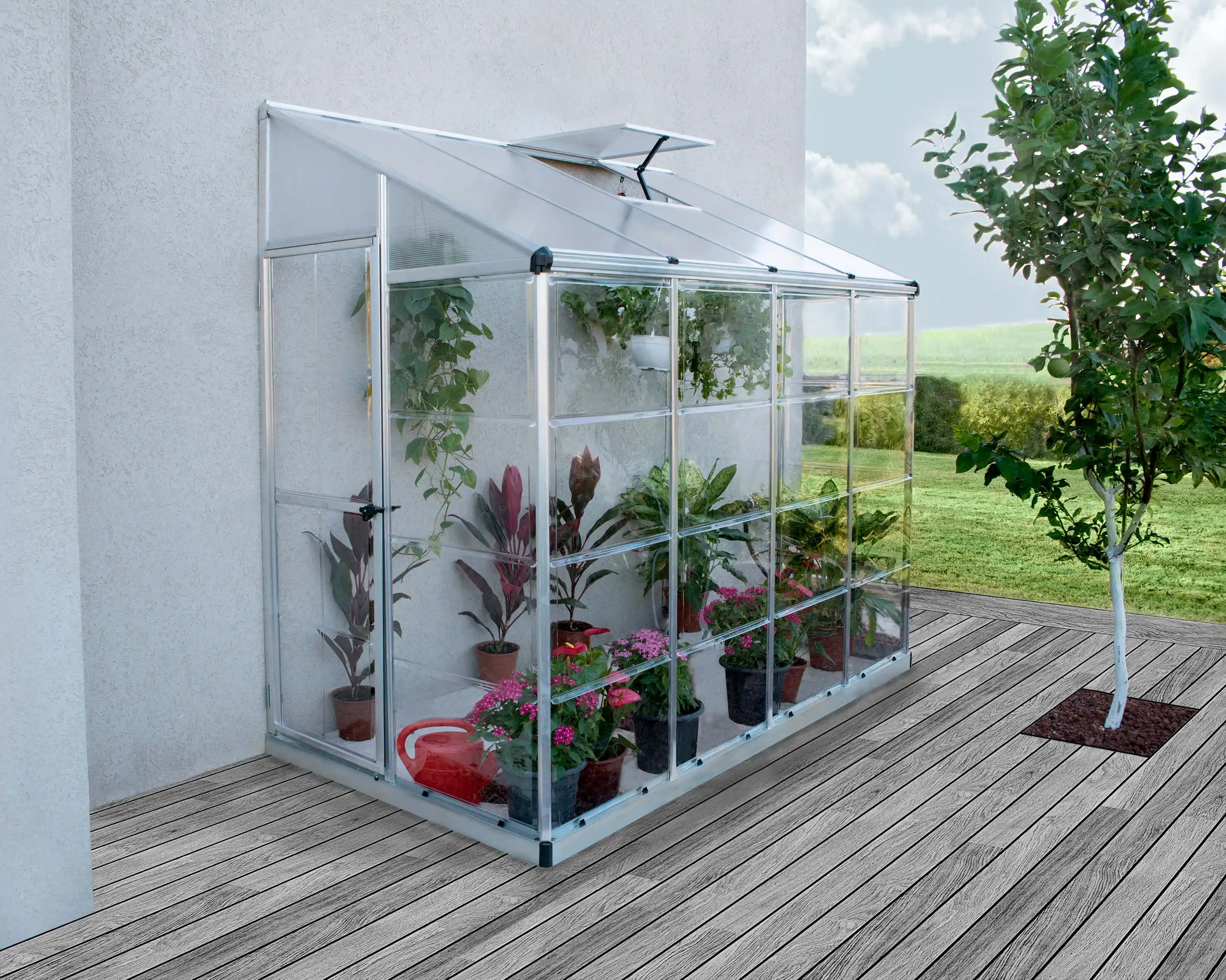 Canopia Tuinkas Lean-to Grow  Hybride 244X124.5X225 cm Zilver