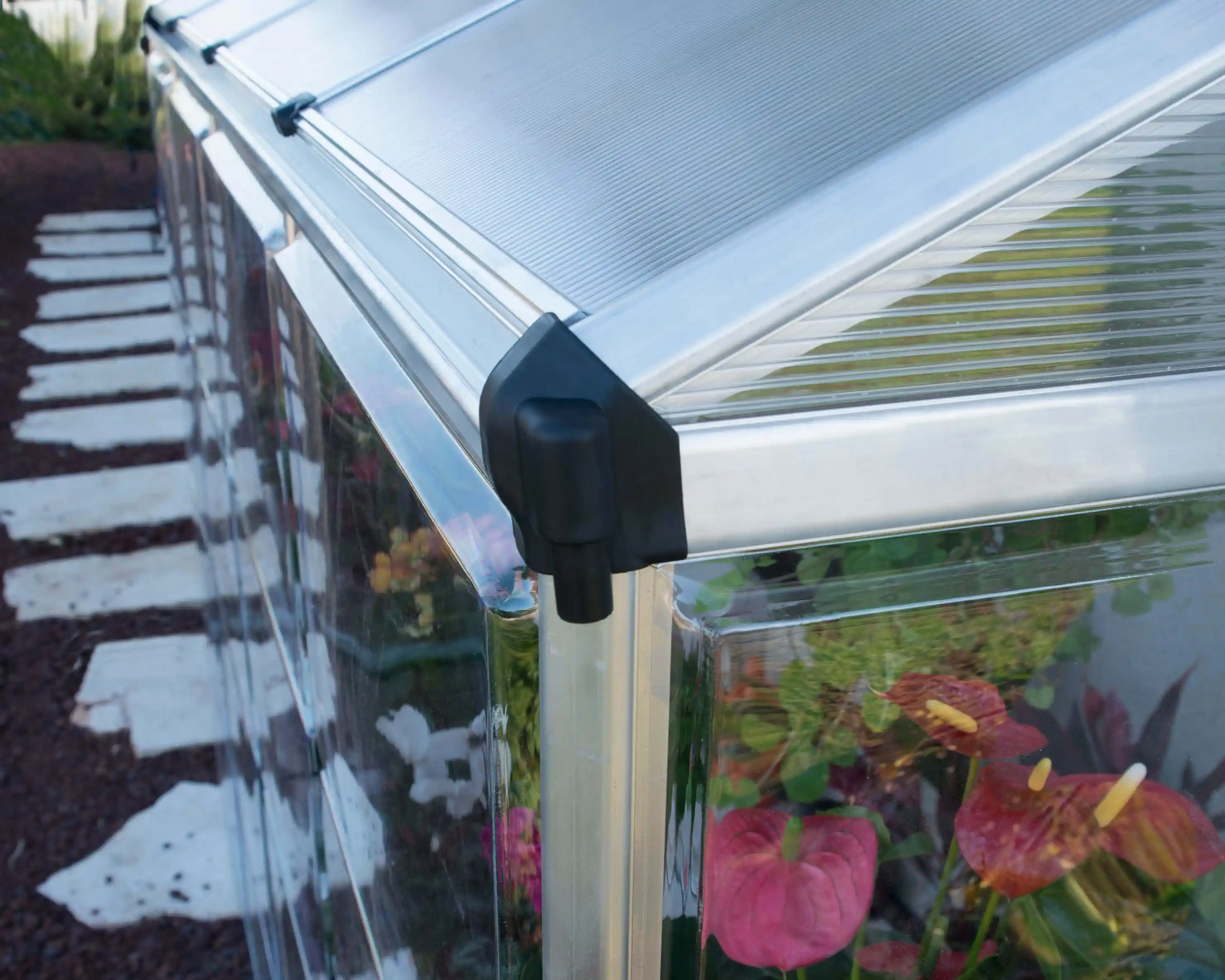 Canopia Tuinkas Lean-to Grow  Hybride 244X124.5X225 cm Zilver