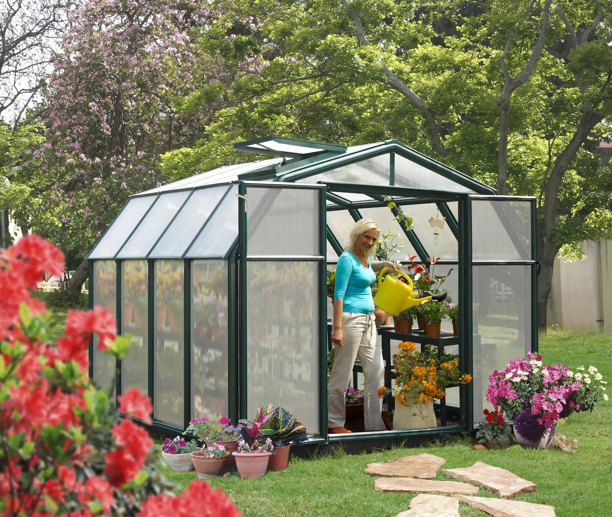 Canopia Hobby Gardener 266X266X208 cm Tuinkas Groen meerwandig-7290103121655 Canopia Hobby Gardener 266X266X208 cm Tuinkas Groen meerwandig