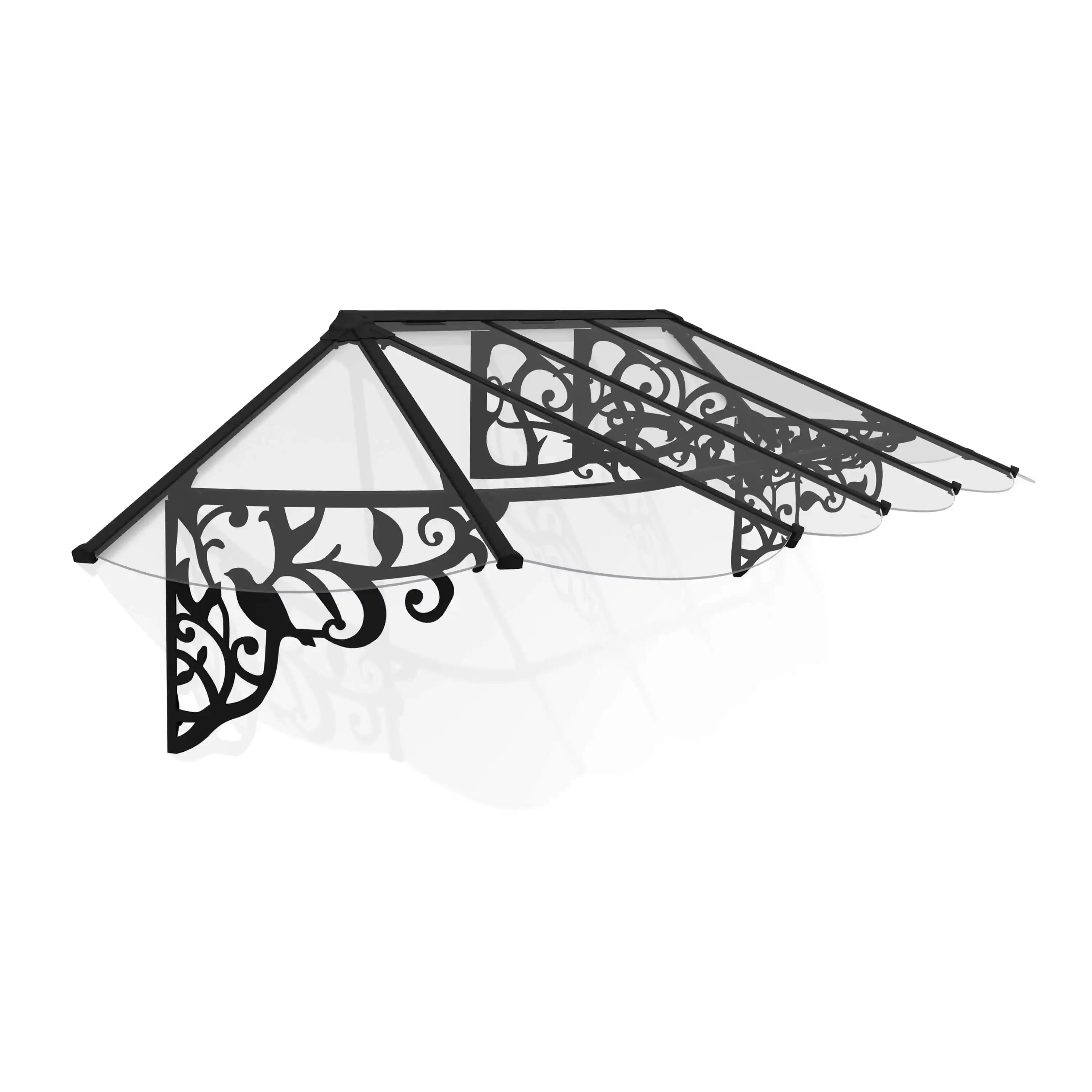 Canopia Lily 319X88X70 cmDeur en Veranda Luifel Zwart Helder