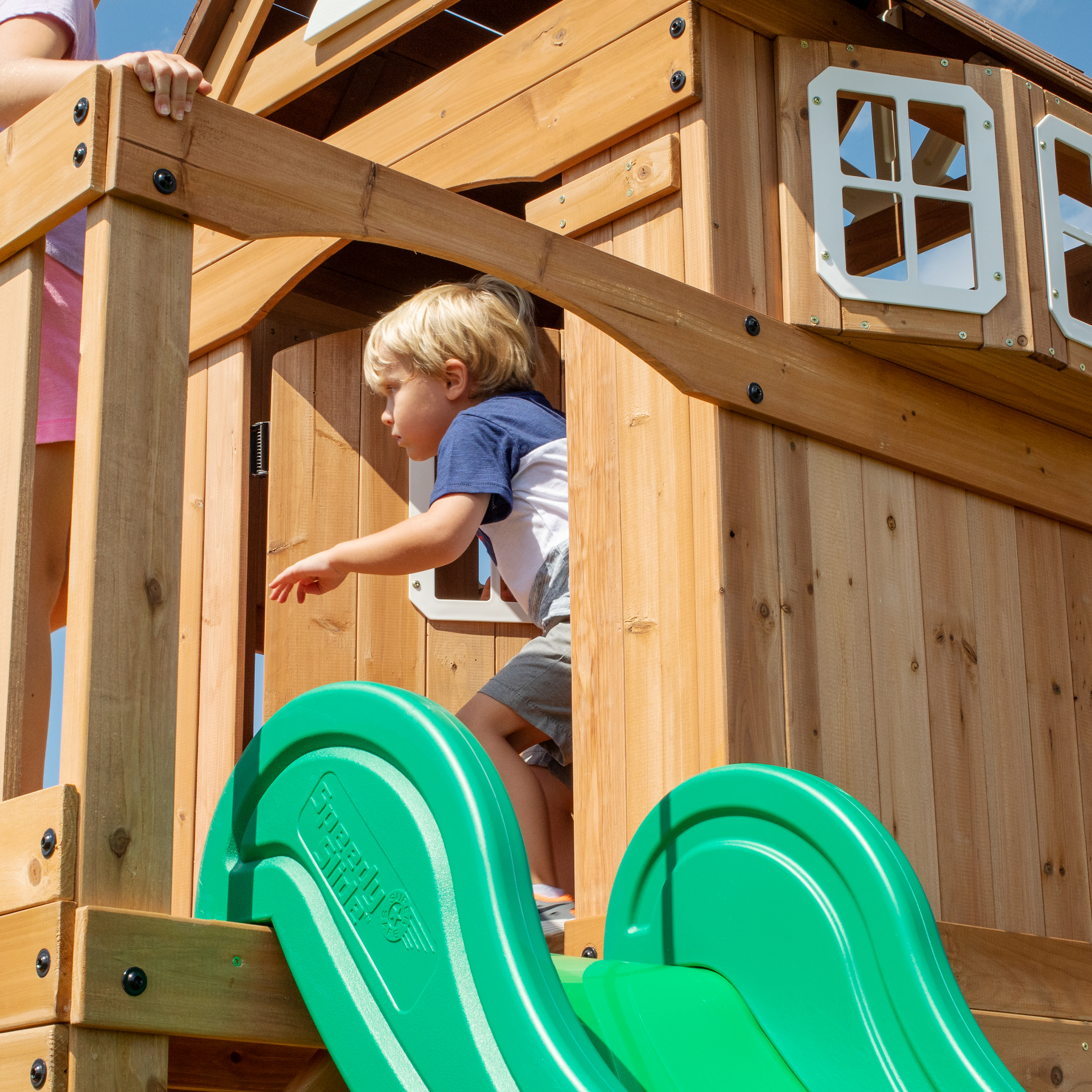 Backyard Discovery Montpelier Play Tower-0752113302112 Backyard Discovery Montpelier Play Tower