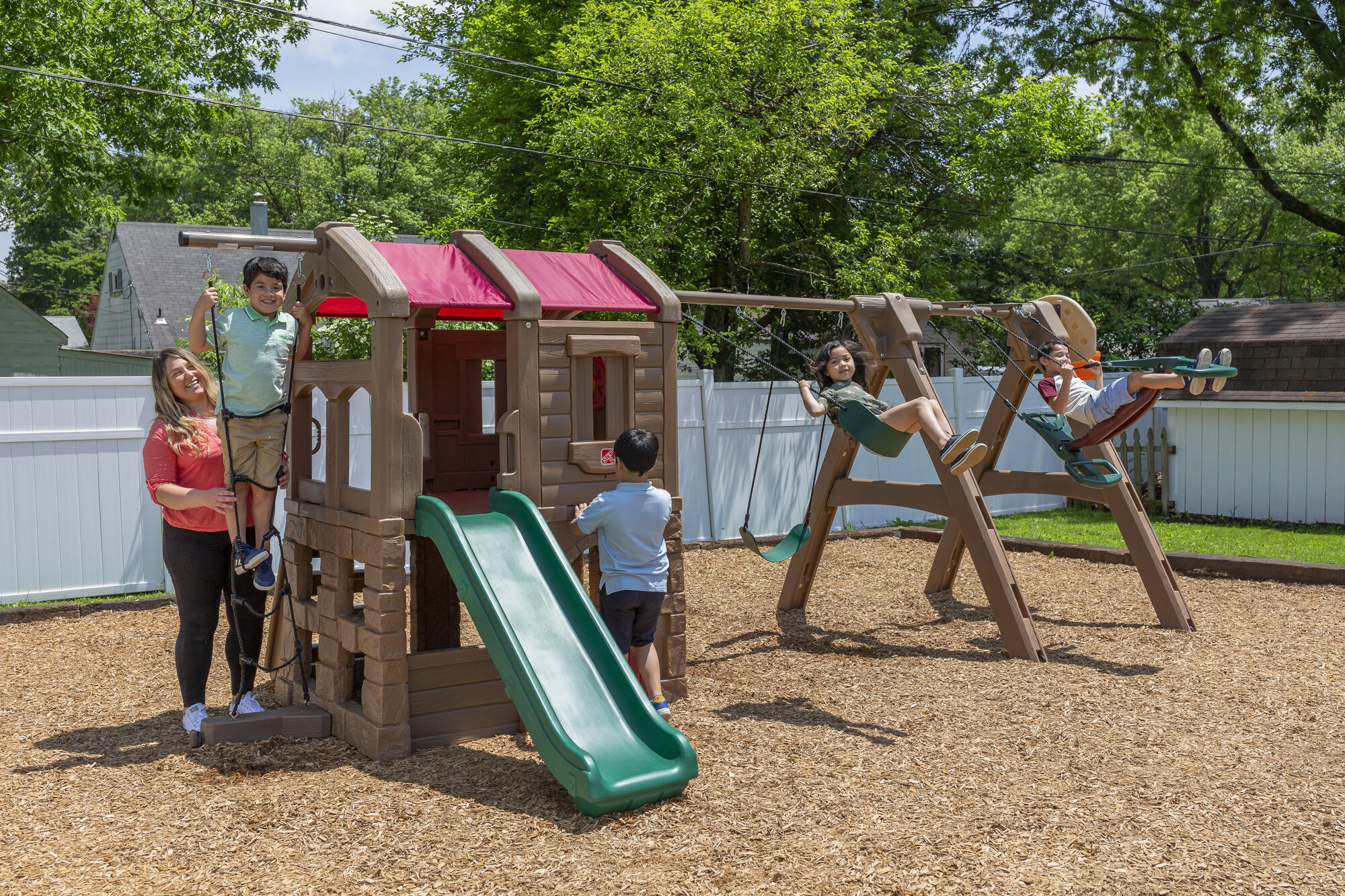 Step2 Naturally Playful Adventure Lodge Play Center w/Glider