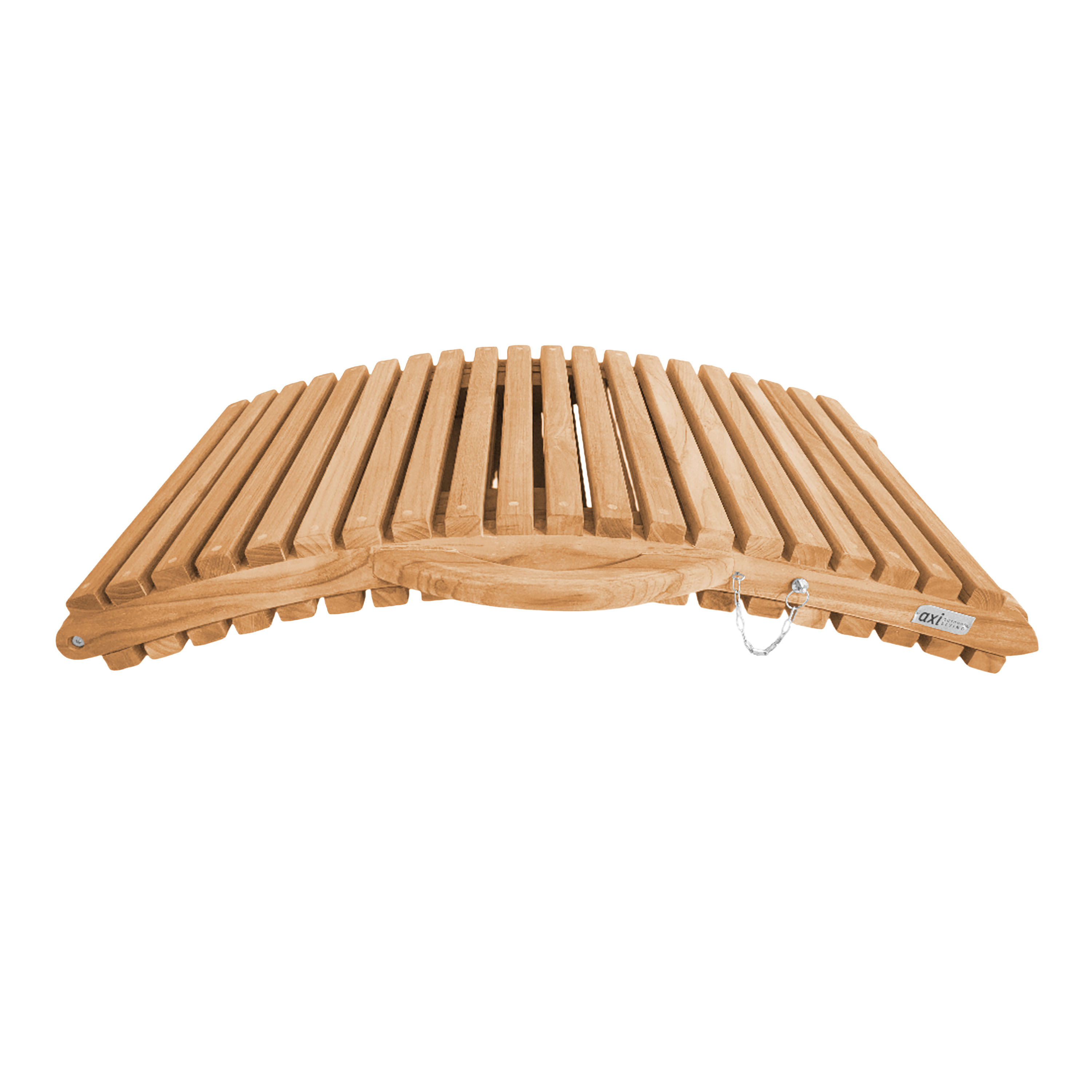 AXI Manny Teak Curved Sunbed Foldable