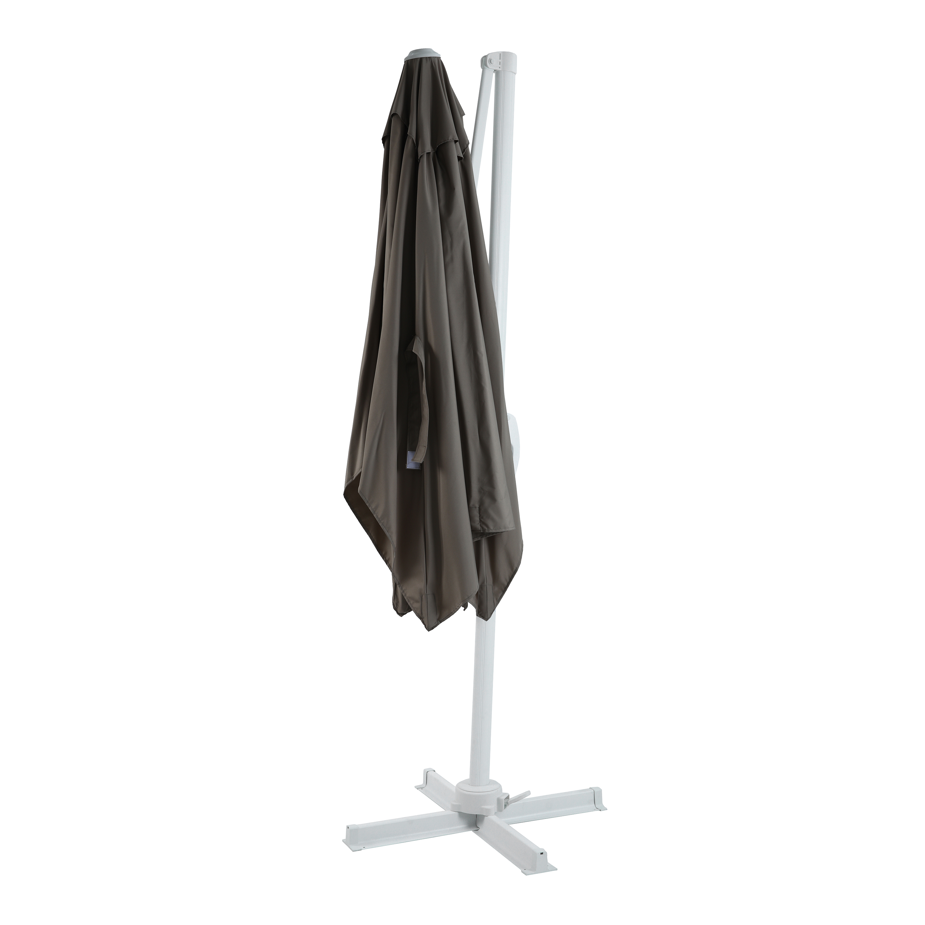 AXI Coco Zweefparasol 200x300cm Wit/taupe 