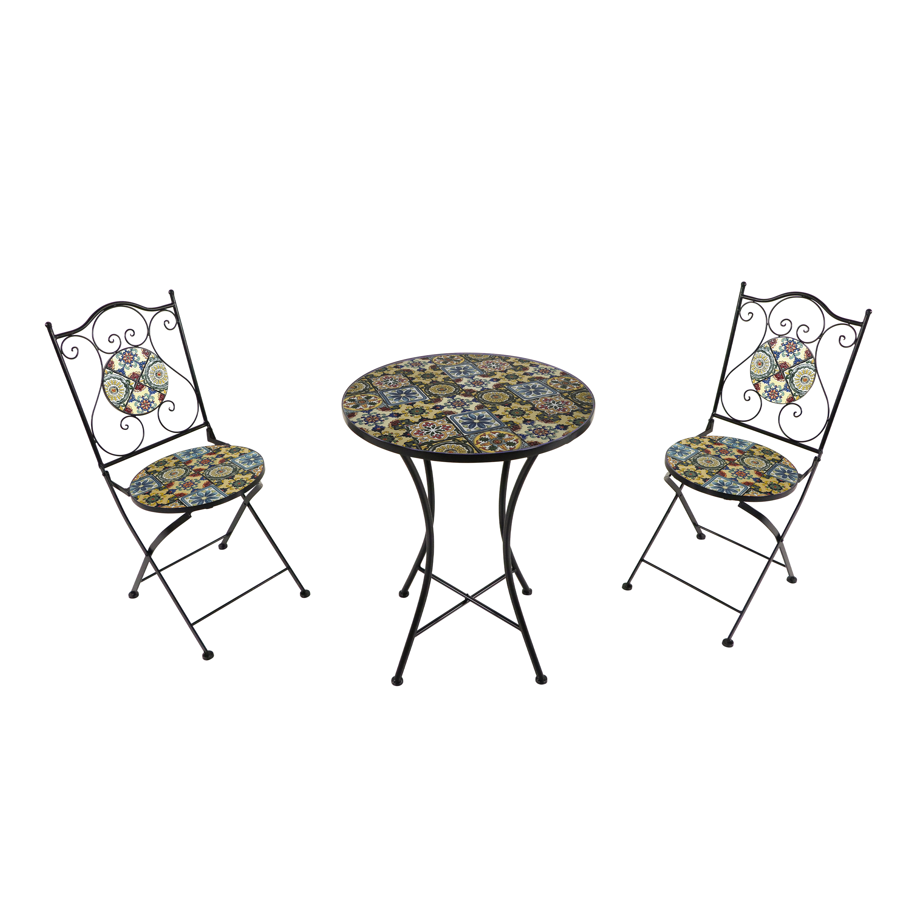 AXI Amélie Bistro Set Mosaic - Yellow Breeze
