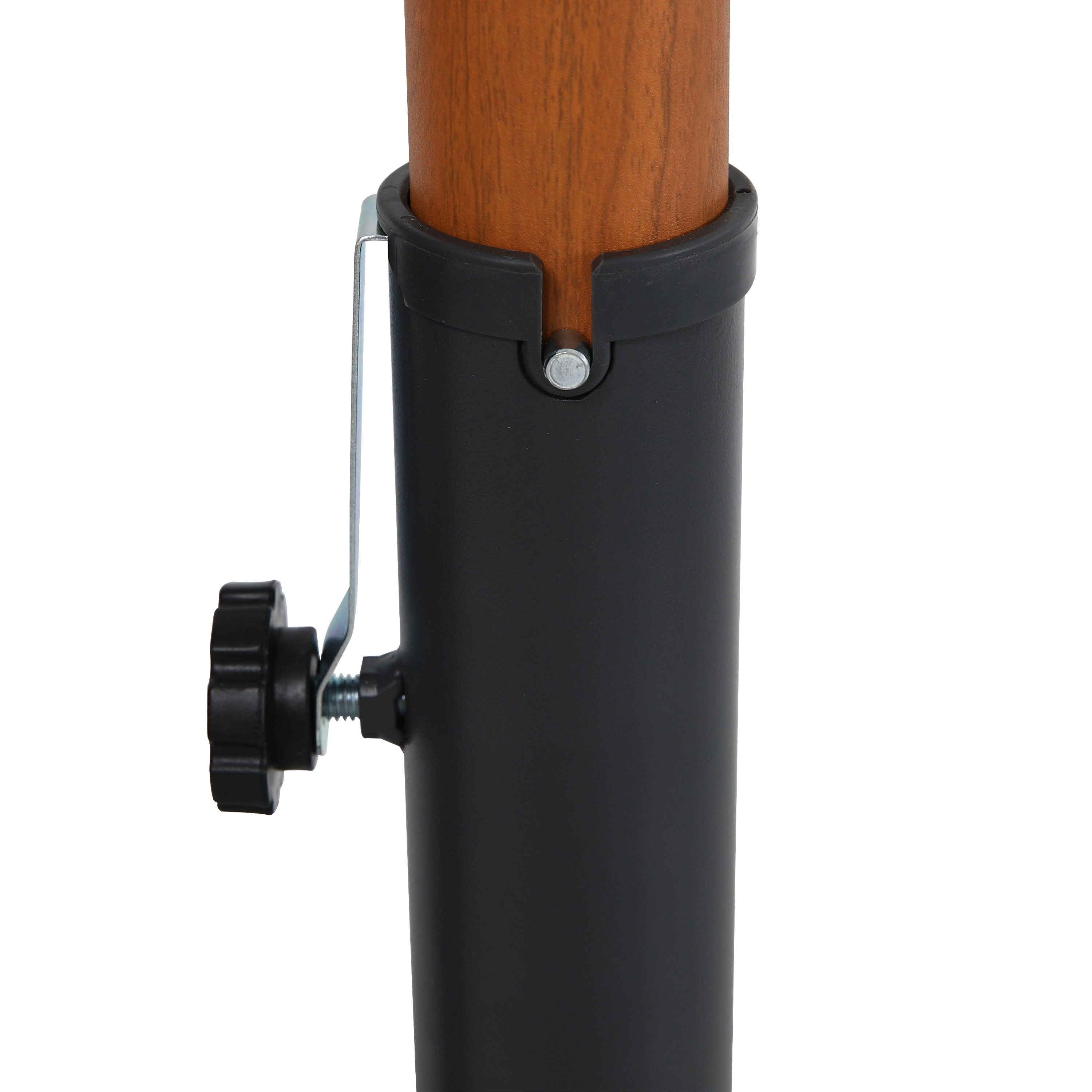 AXI Solea Cantilever Parasol Ø 300cm Wood-look/Taupe