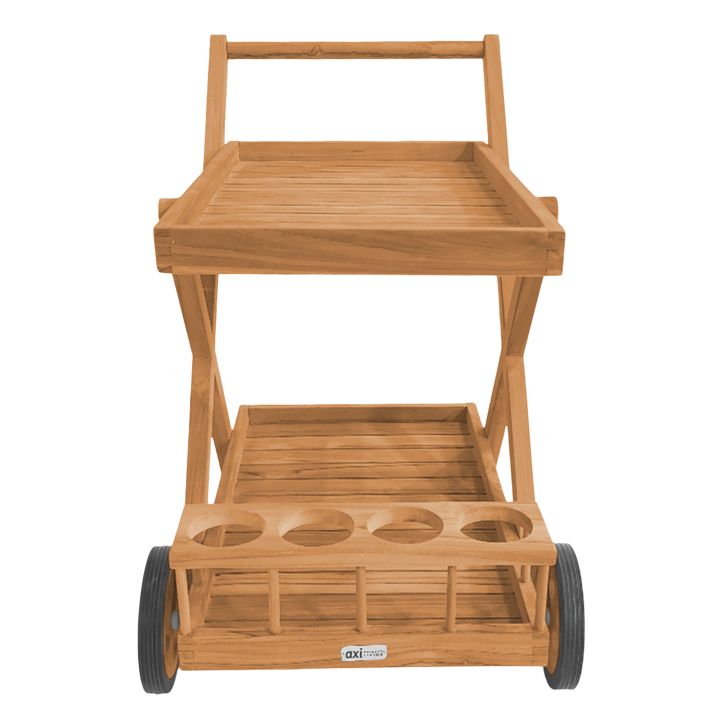 AXI Bodhi Teak Serving Trolley