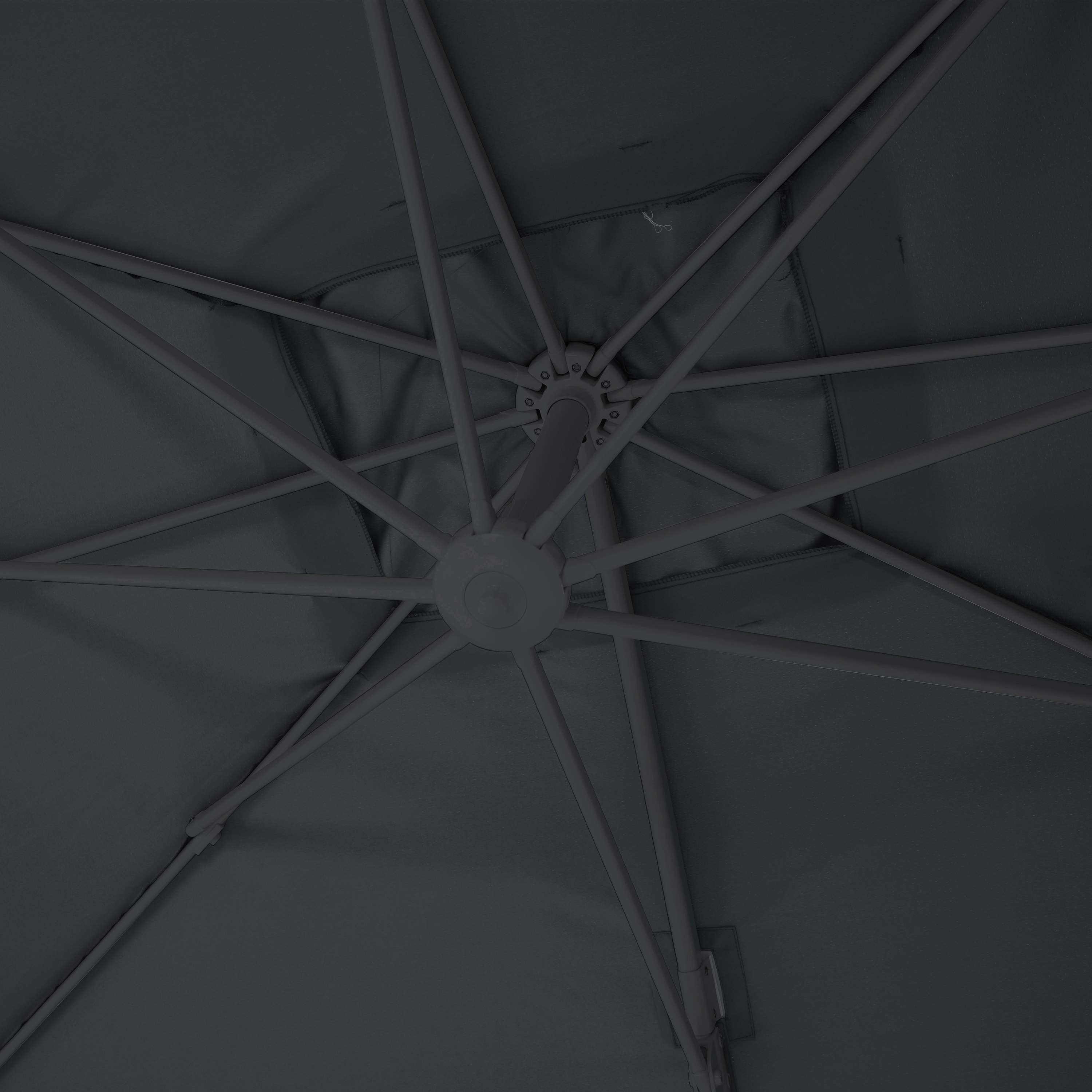 AXI Marisol Floating Parasol Ã˜ 300cm Anthracite/Grey
