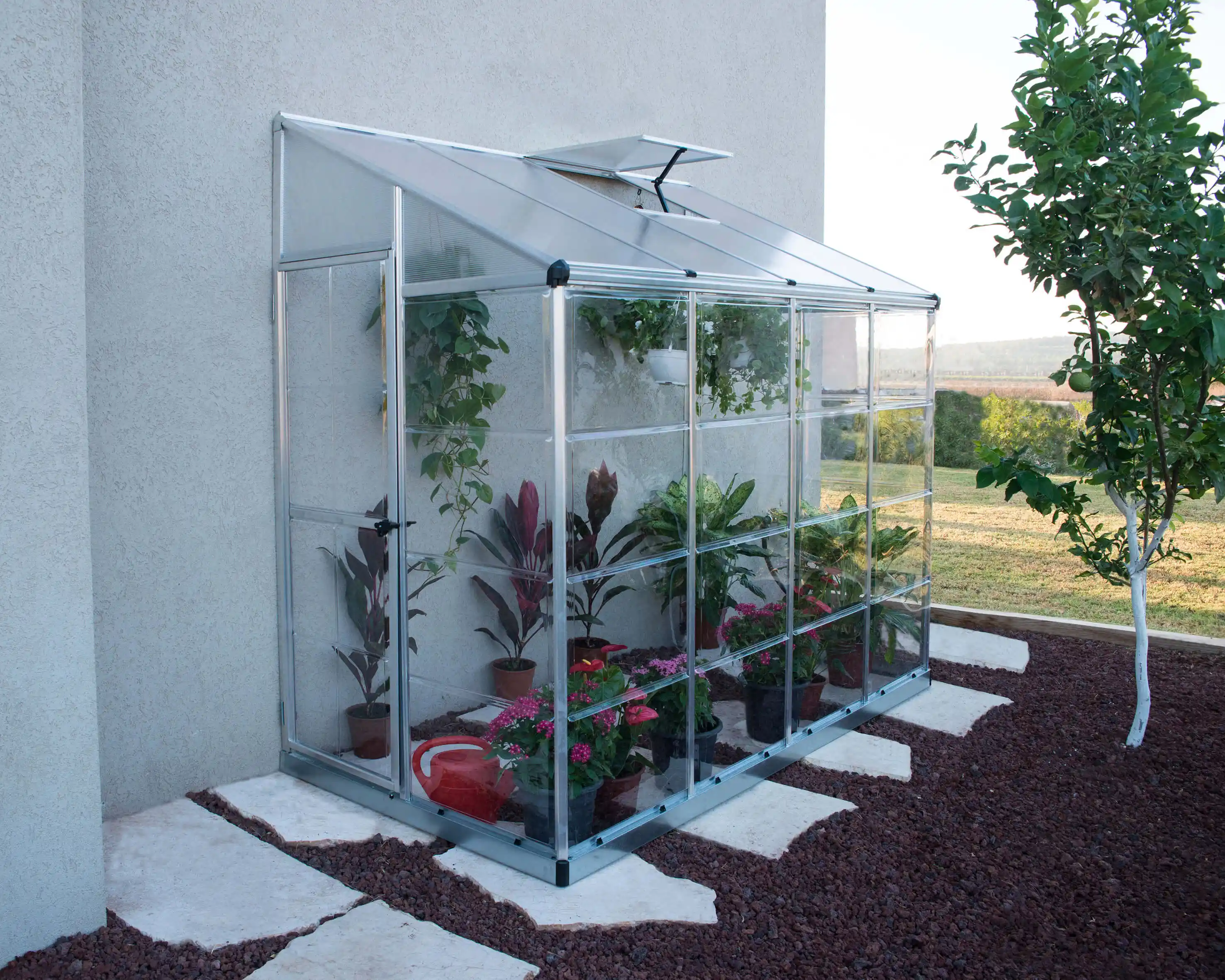 Canopia Tuinkas Lean-to Grow  Hybride 244X124.5X225 cm Zilver