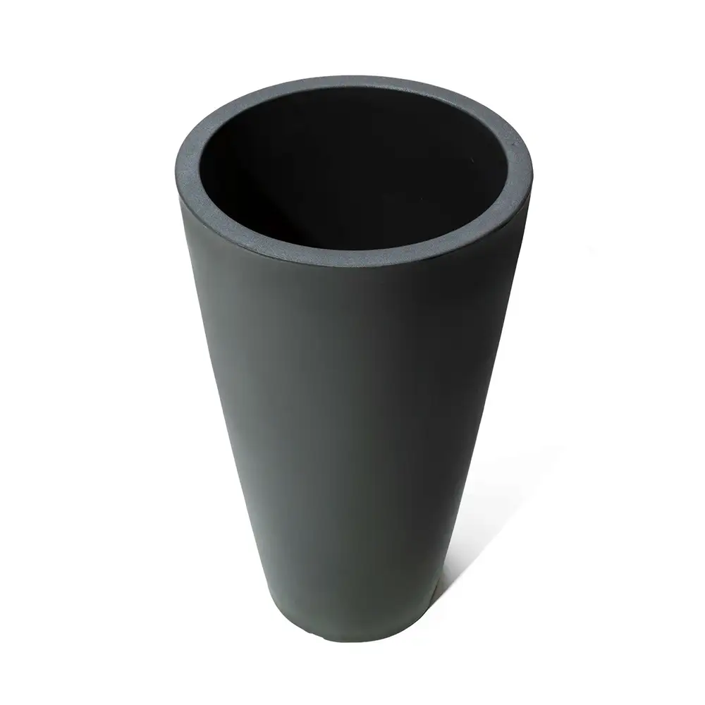 Step2 Tremont Ronde Bloempot Groot - Onyx Zwart