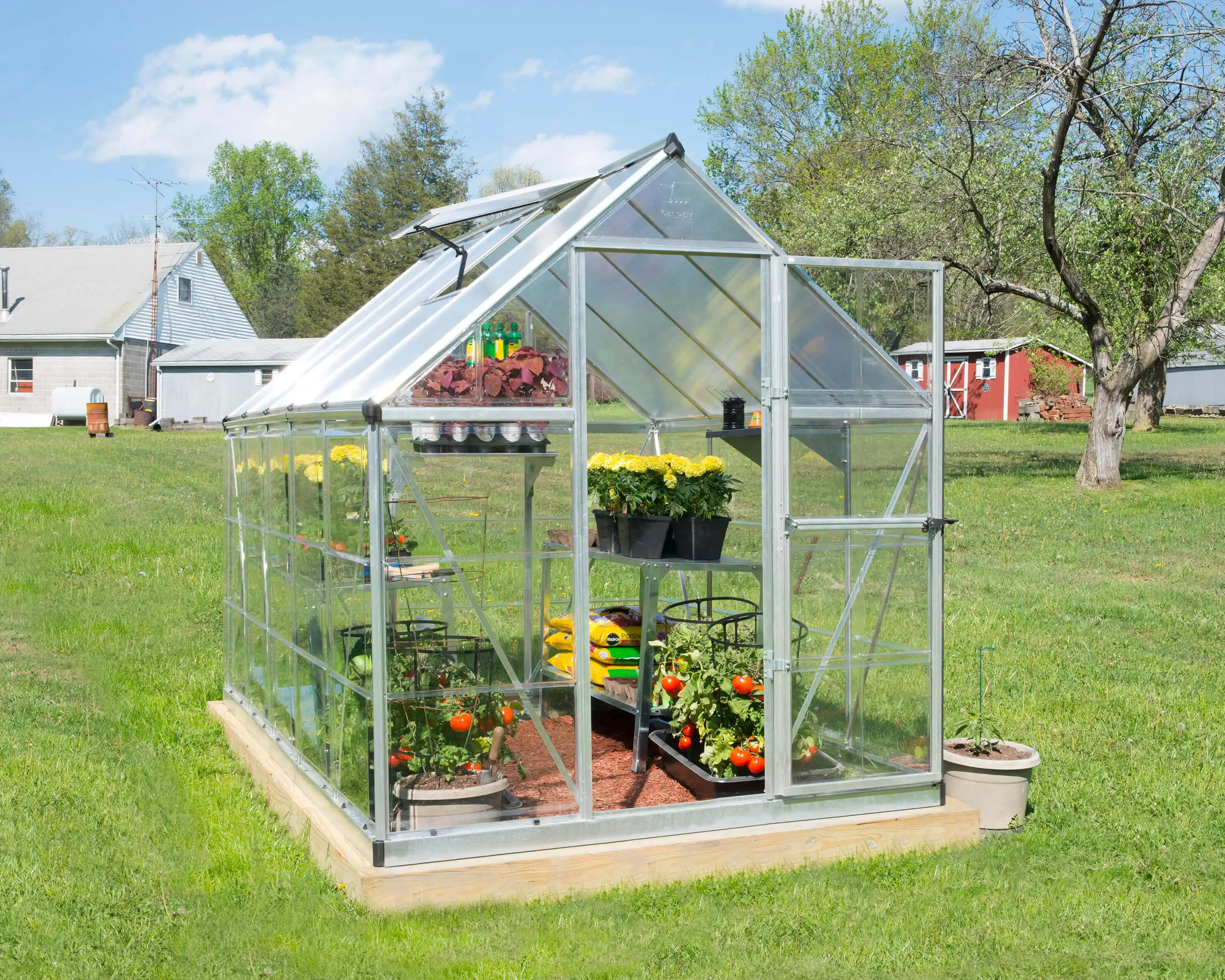 Canopia Hybrid 306X185X208 cm Tuinkas Zilver-7290103110796 Canopia Hybrid 306X185X208 cm Tuinkas Zilver