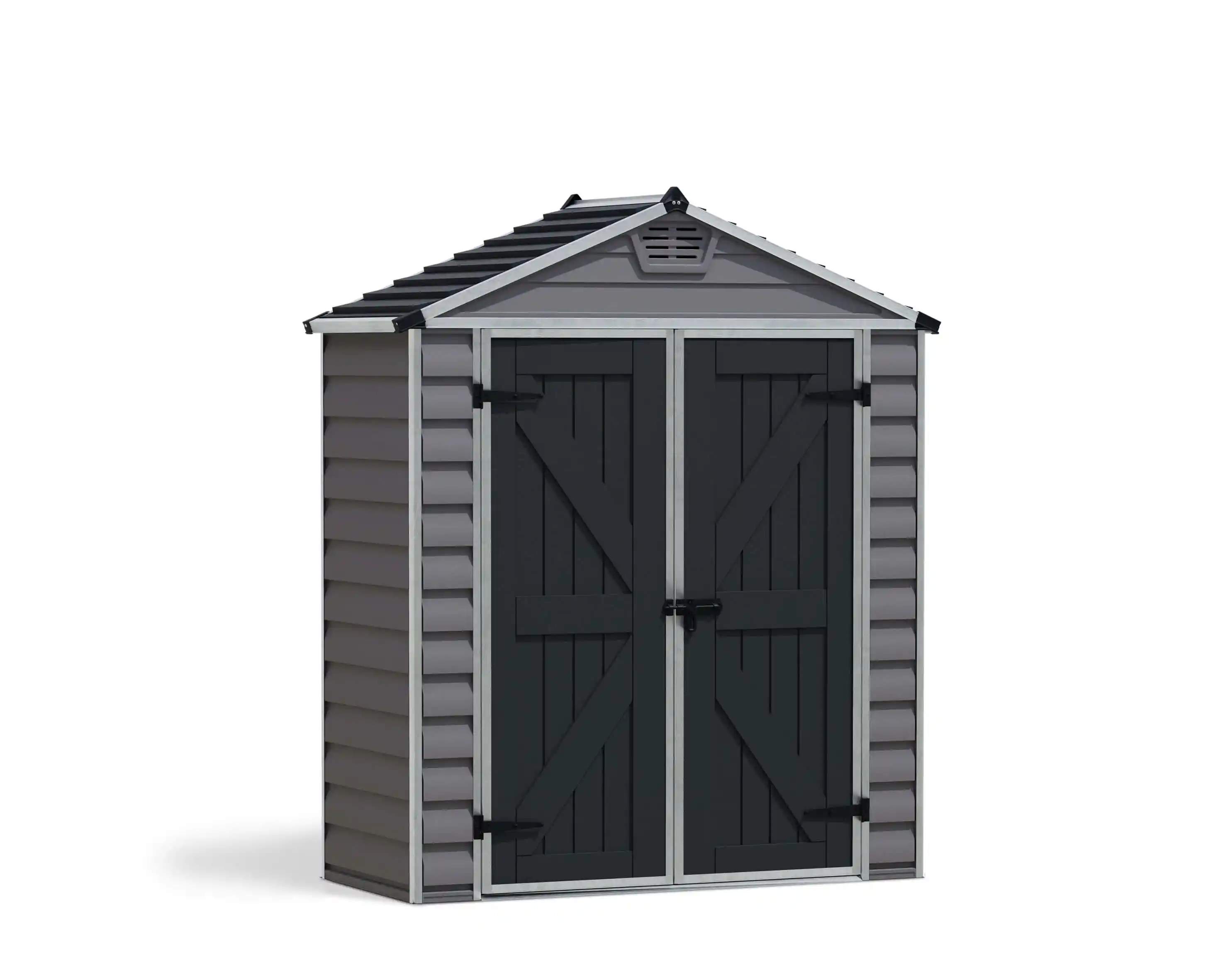 Canopia Skylight 90X185X217 cm Openlucht schuur voor tuin Donkergrijs Deco