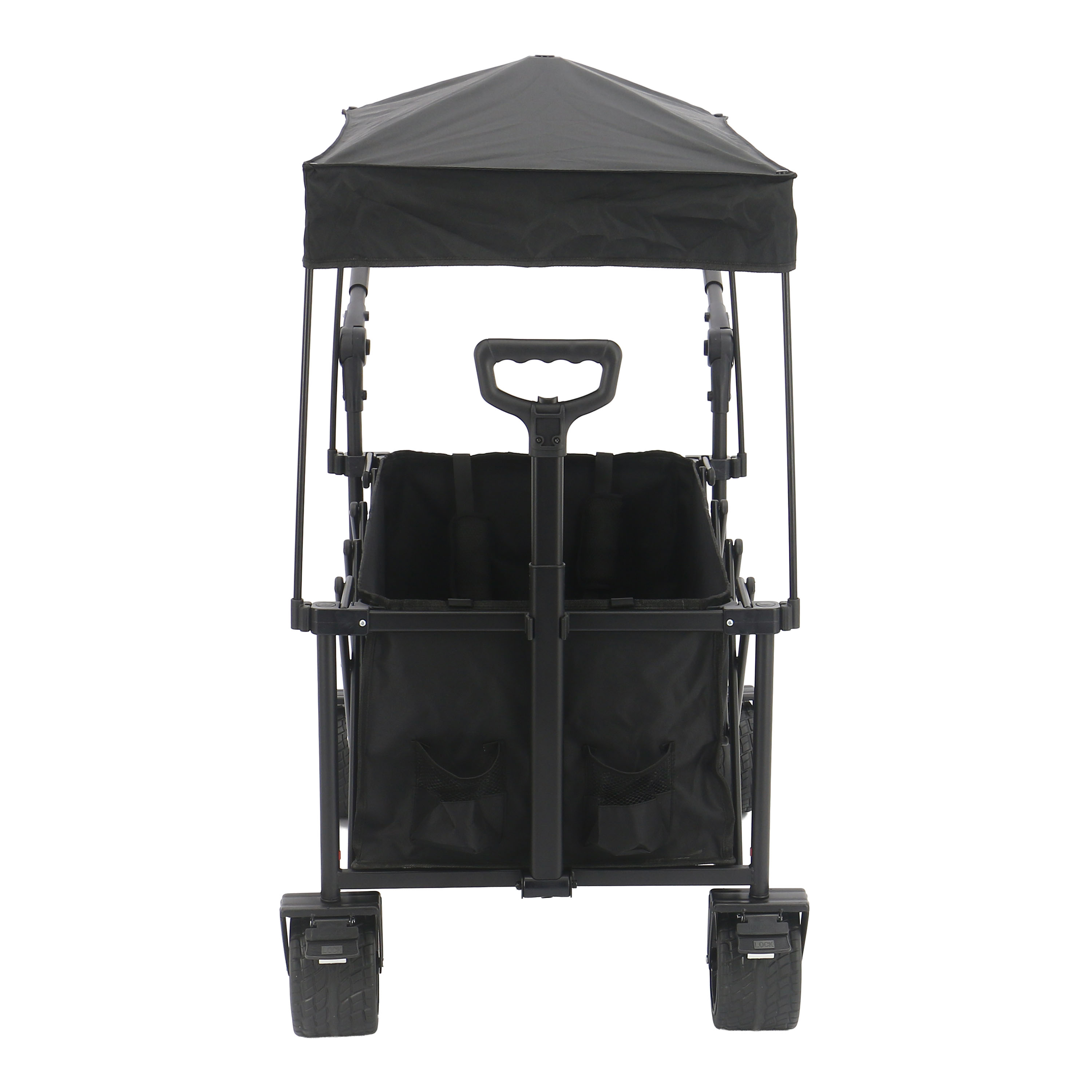 AXI SB221 Foldable Beach Wagon with roof - Black