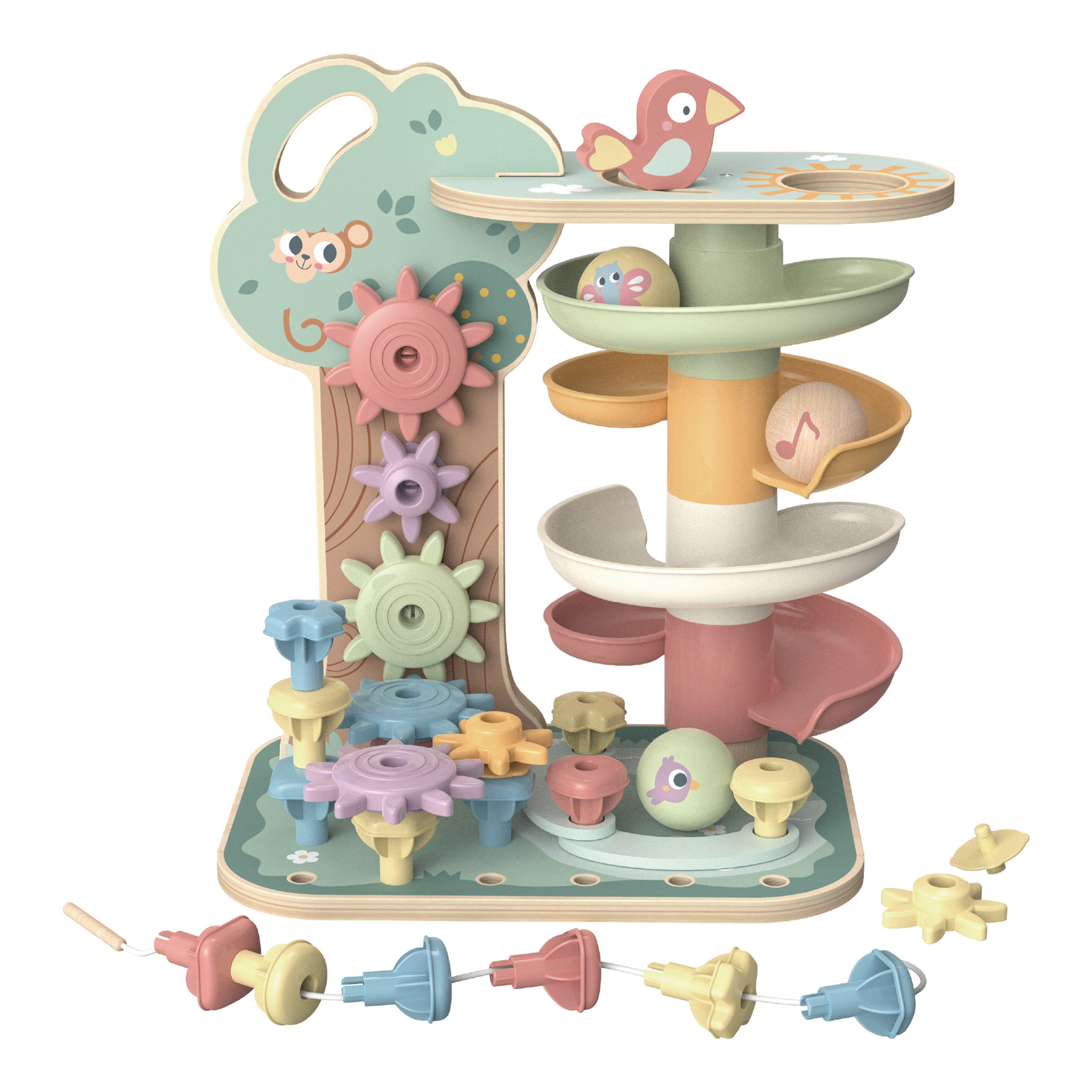 Tooky Toy Animal Marble Track