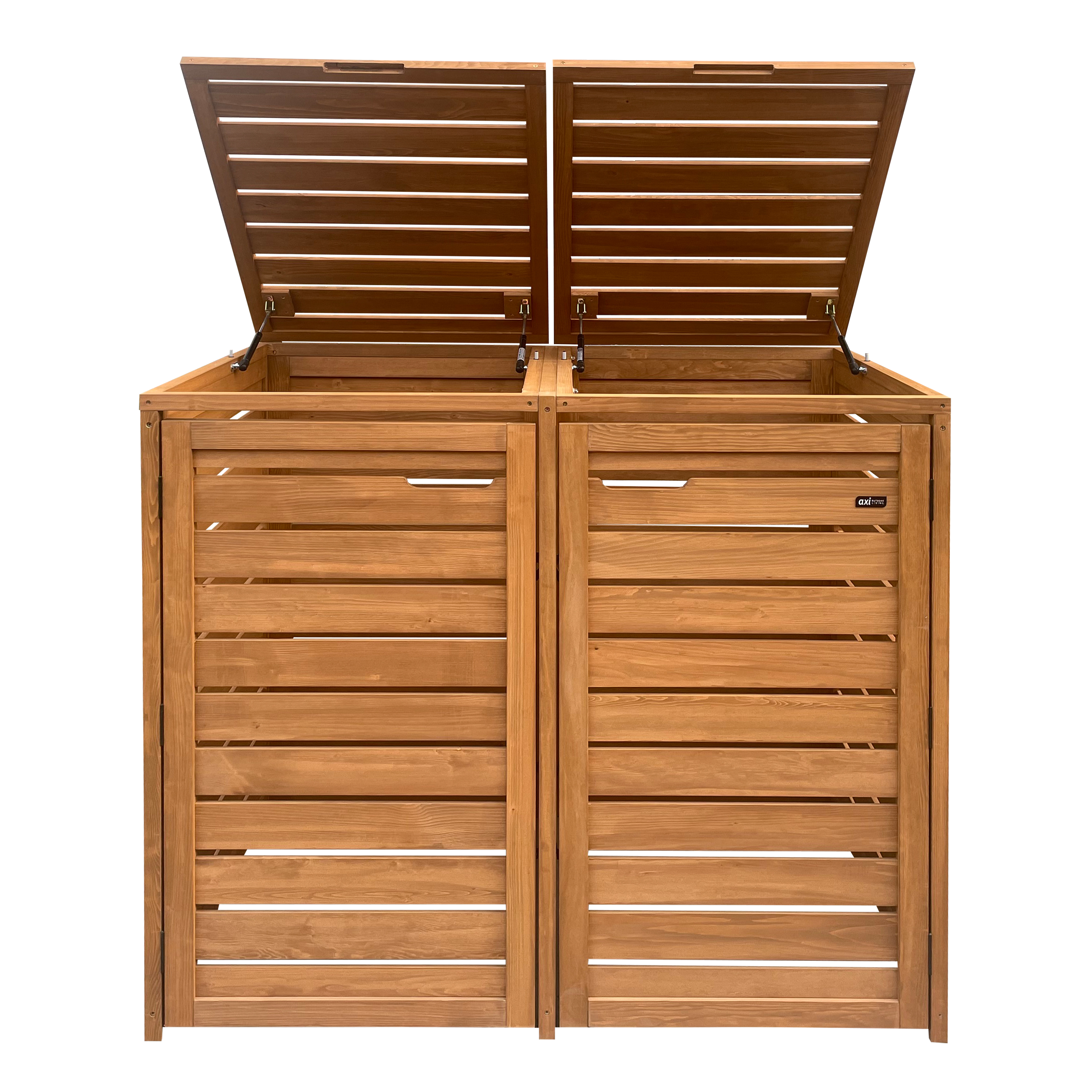 AXI Lex Wooden Bin Storage Brown – 2 bins