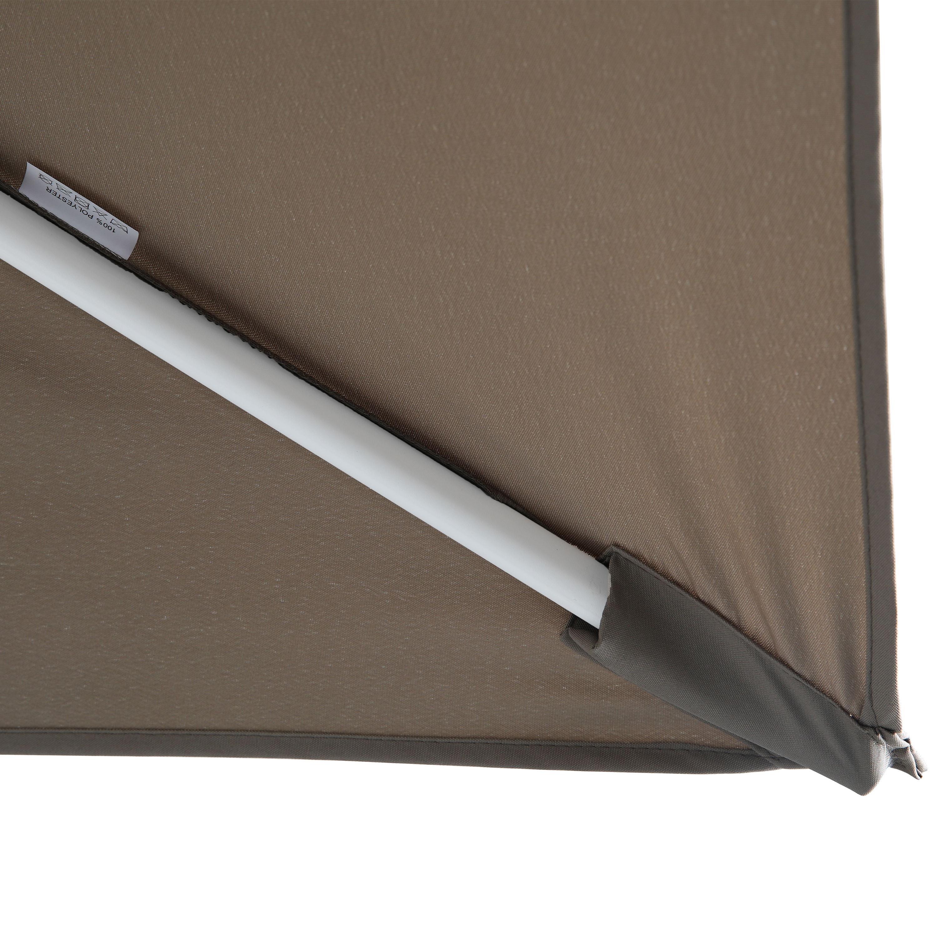 AXI Coco Zweefparasol 200x300cm Wit/taupe 