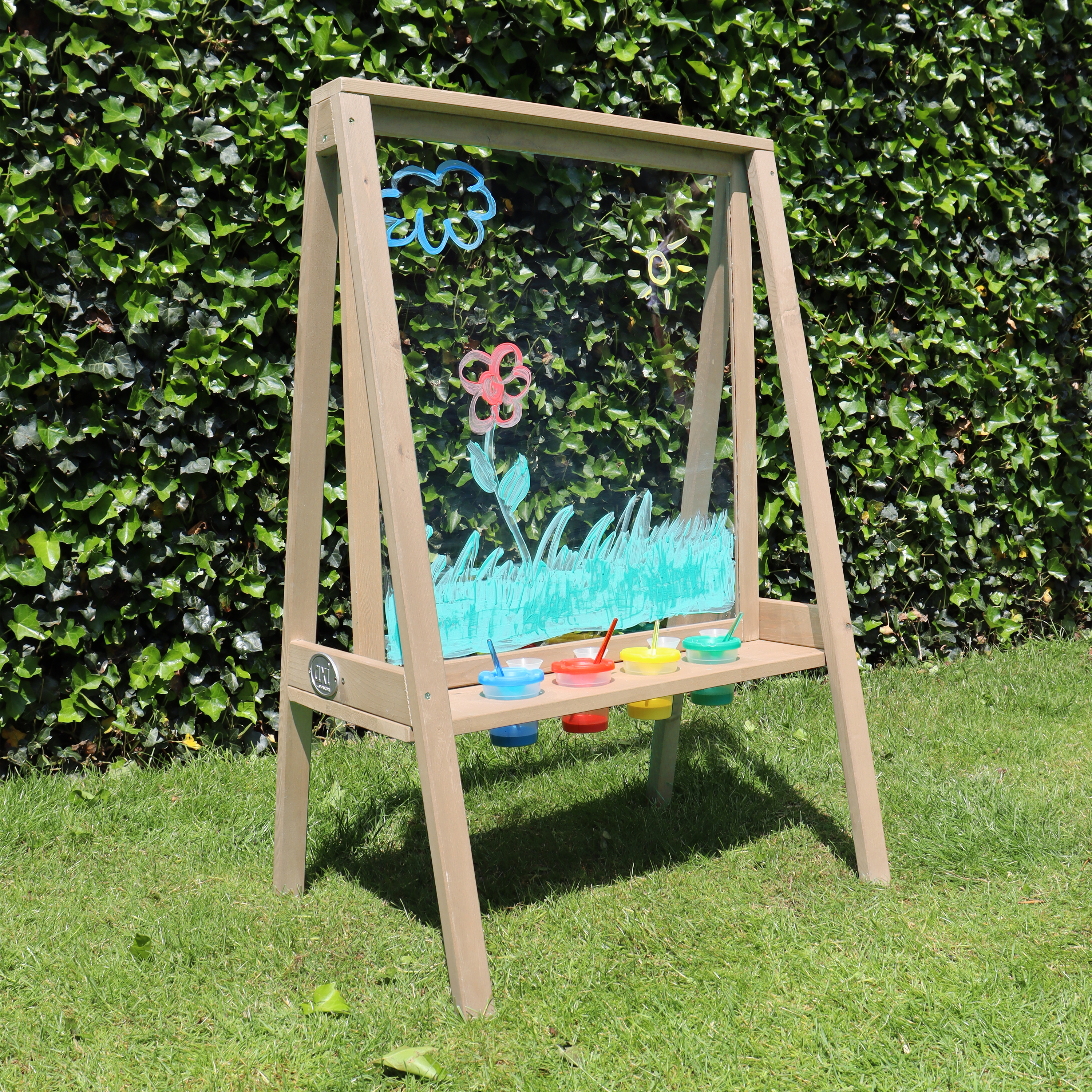 AXI Eric Activity Easel - Natural Brown