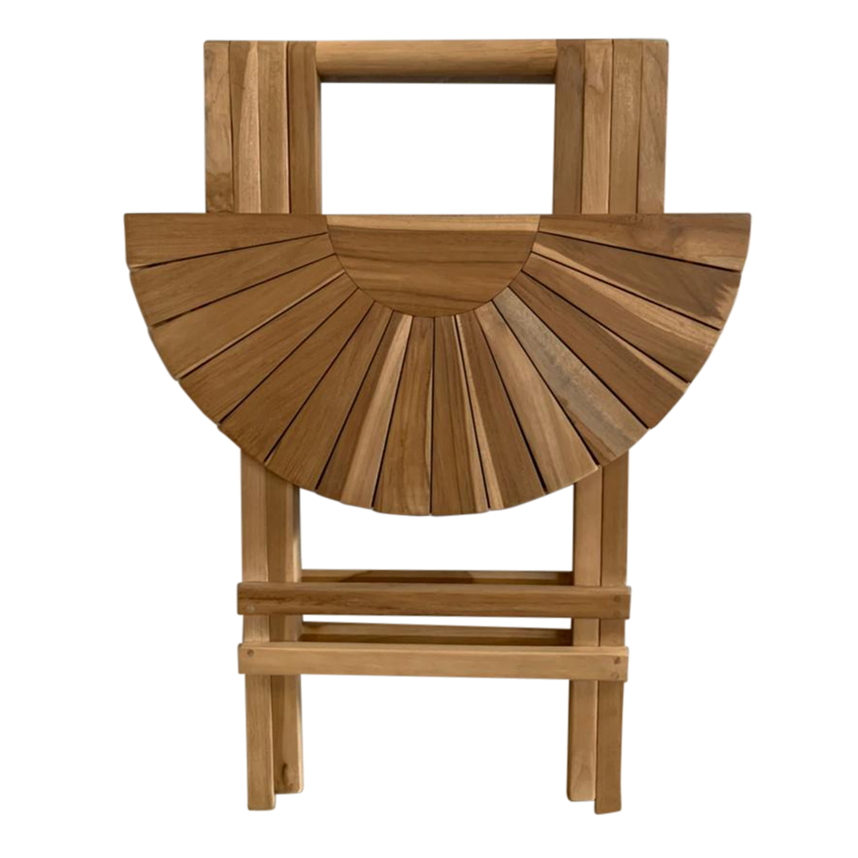 AXI Gia Teak Round Garden Table Foldable Ø 60 cm