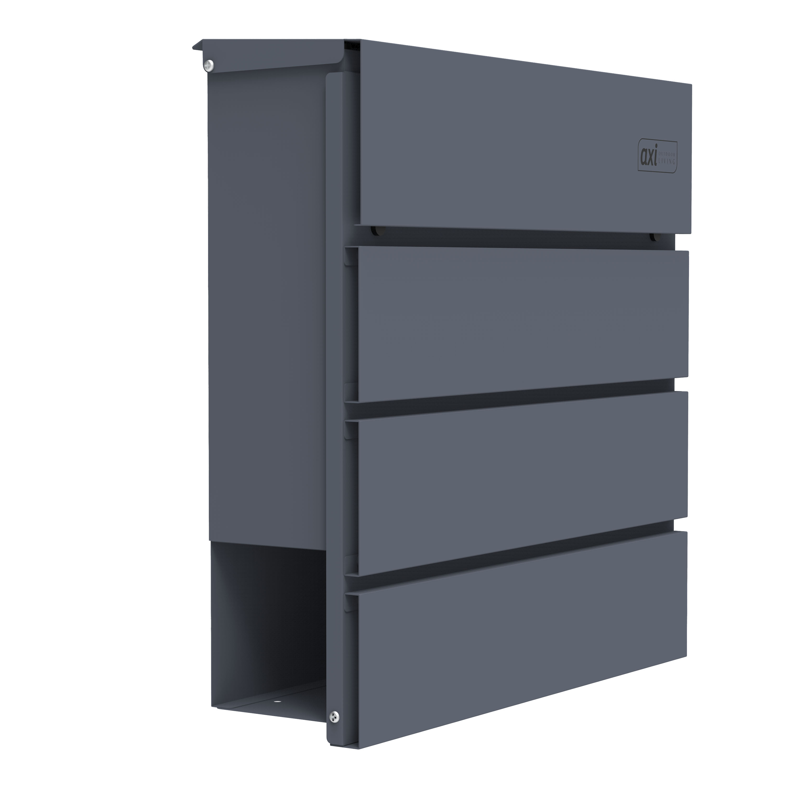 AXI Jake Metal Letterbox Anthracite