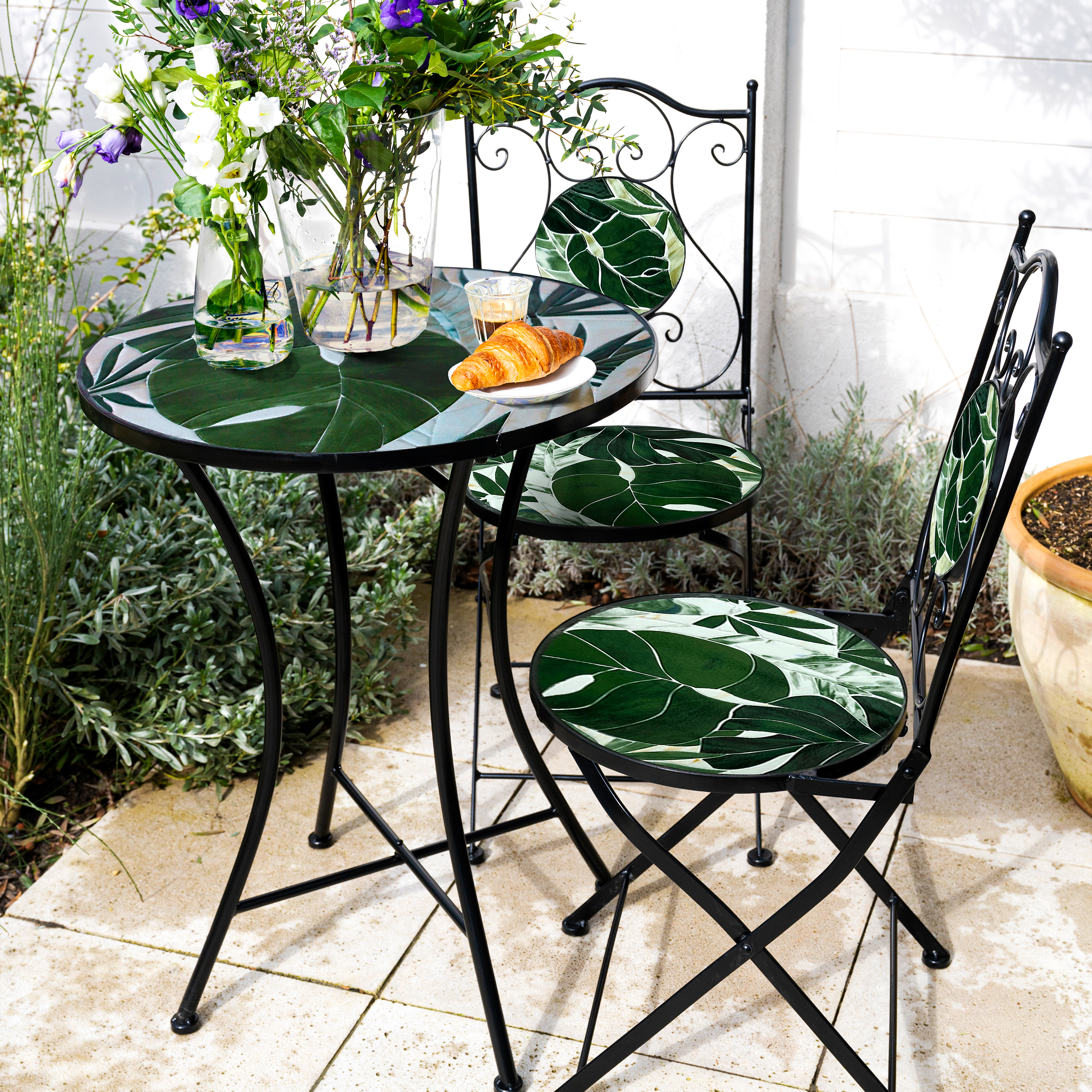 AXI Amélie Bistro Set Mosaic - Tropical Green