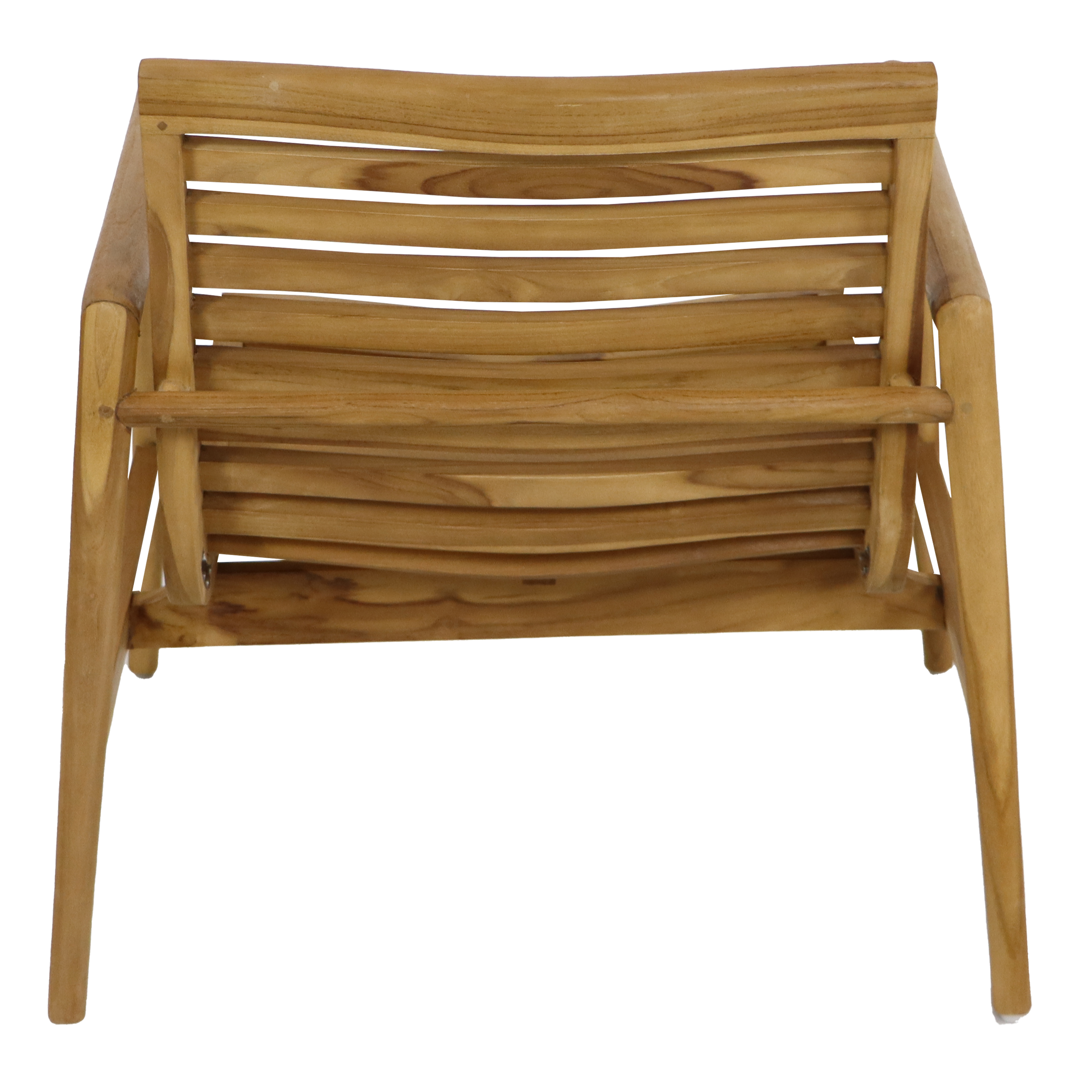 AXI June Lounge Set 4-piece with bench. table & 2 chairs - Teak/Cream