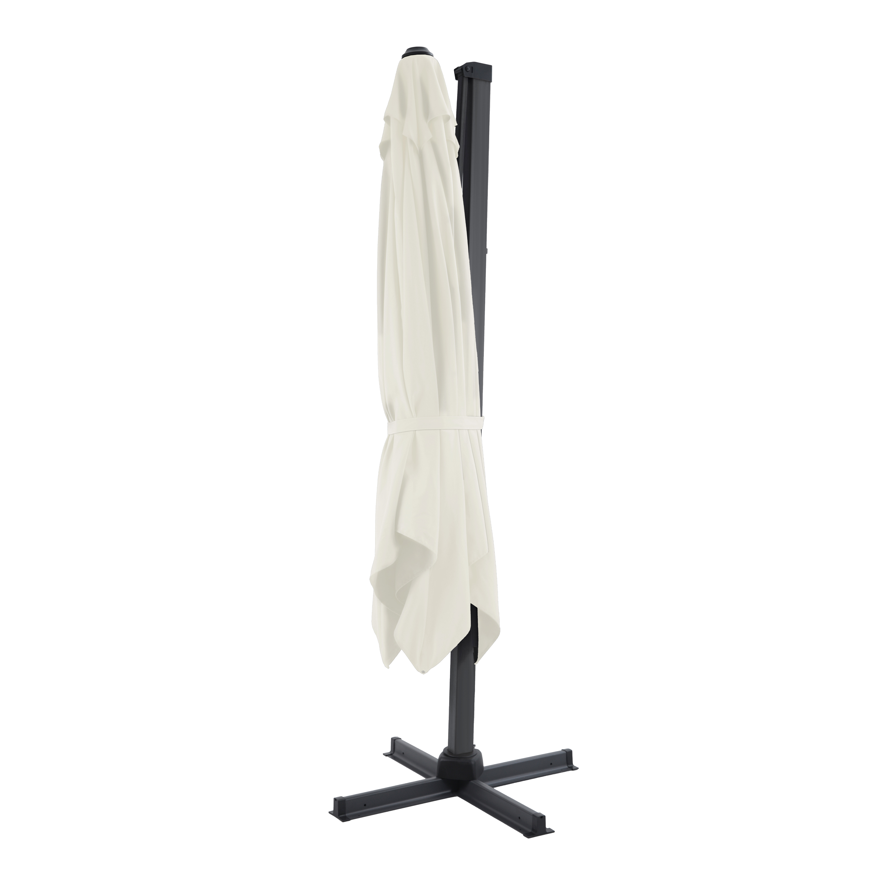 AXI Apollo Premium Zweefparasol 300x300cm Antraciet/beige 