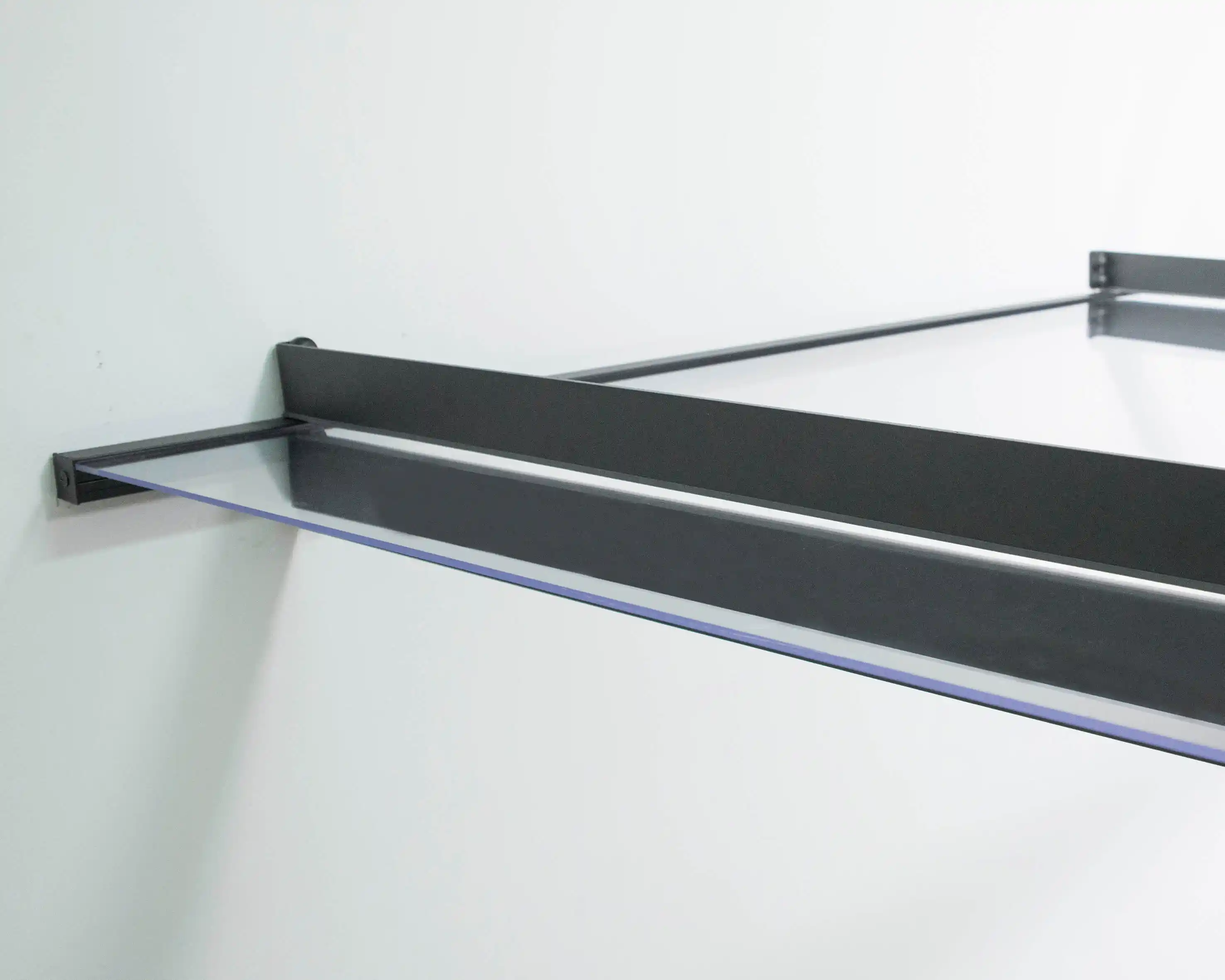 Canopia Nancy 150X94X14 cm  Deur en Veranda Luifel Donkergrijs Helder